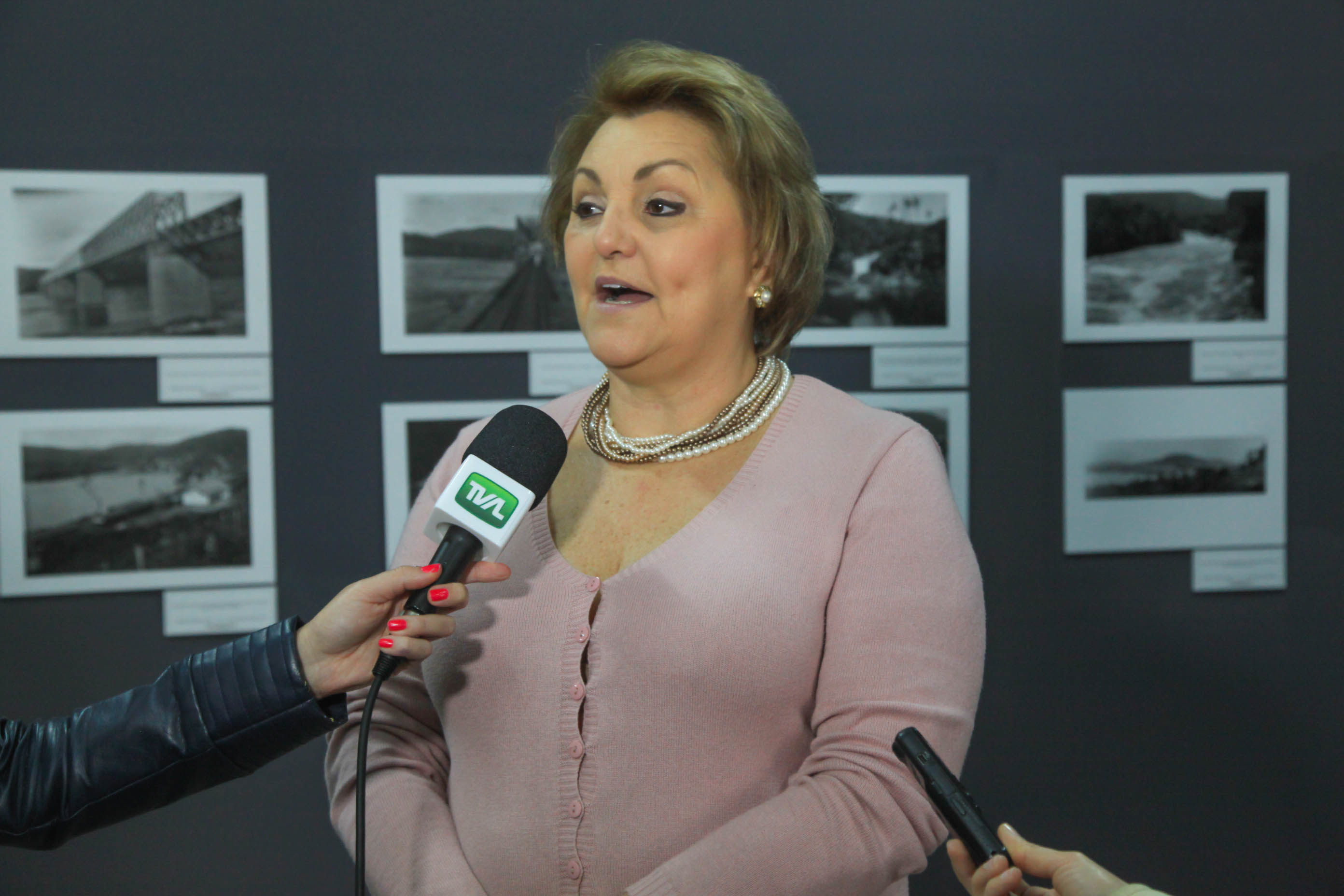 Maria Teresinha Debatin, Presidente da Fundação Catarinense de Cultura - Exposição de Fotos do Contestado