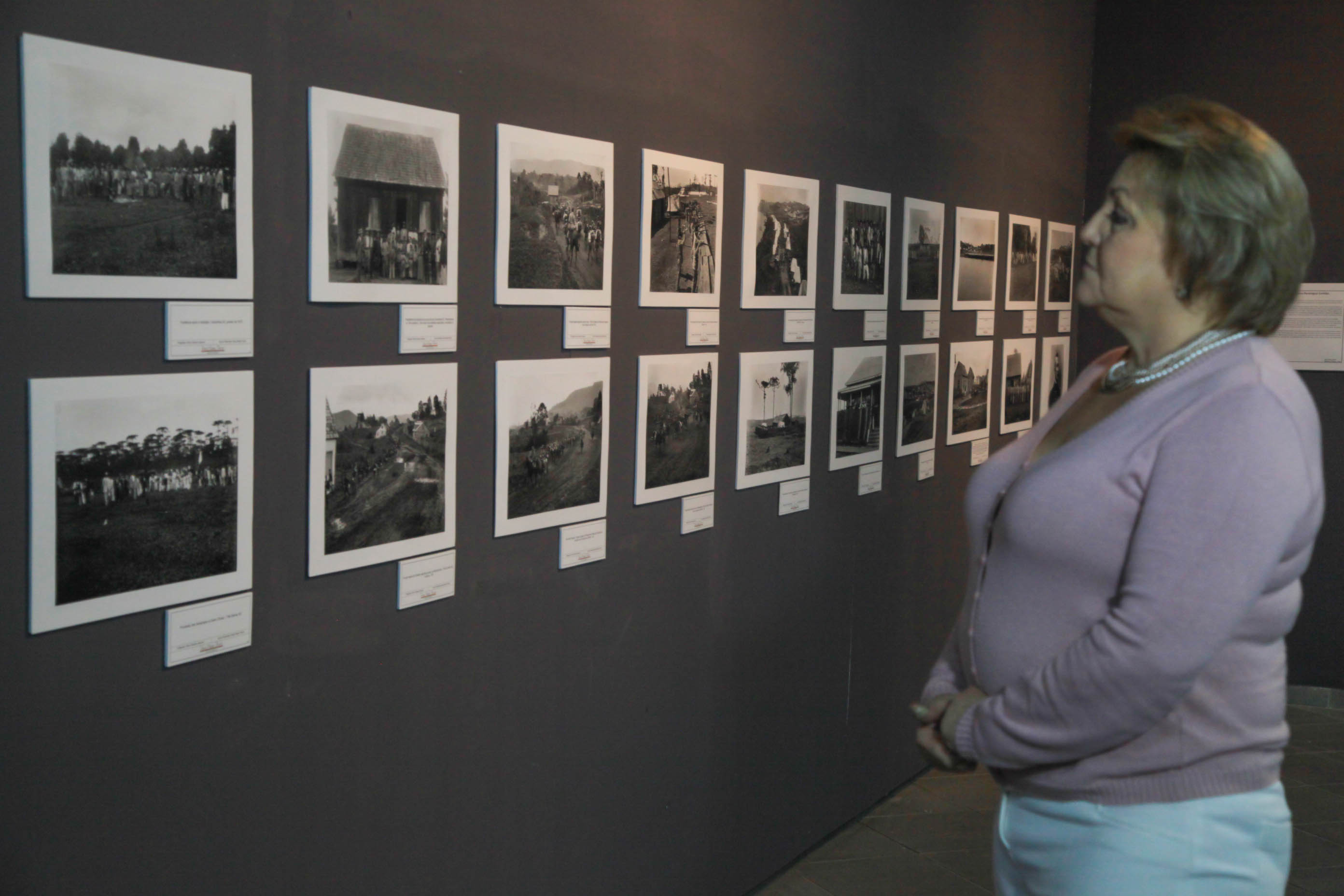Maria Teresinha Debatin, Presidente da Fundação Catarinense de Cultura - Exposição de Fotos do Contestado
