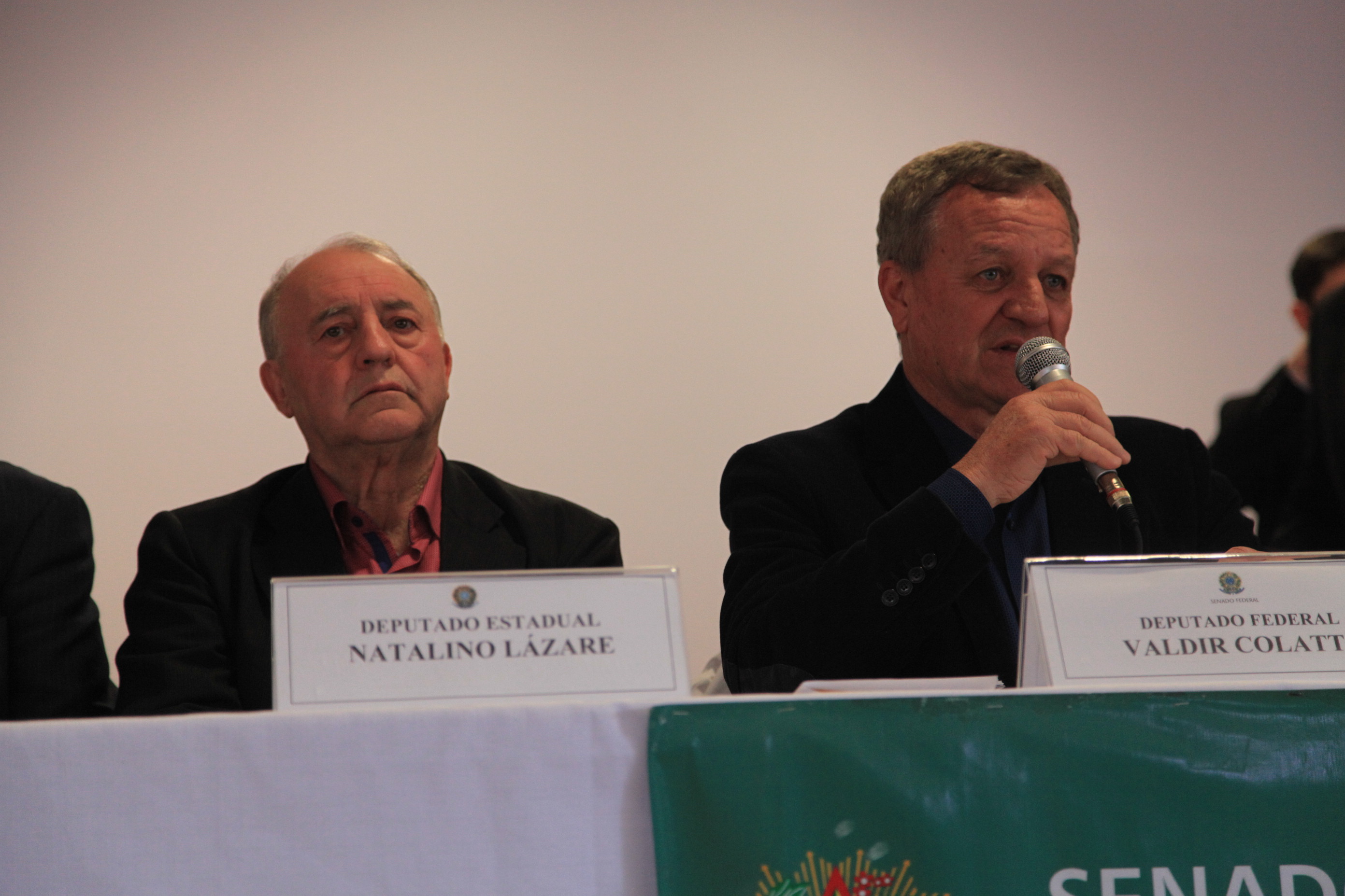 Ciclo de Debates sobre a Maçã em São Joaquim. Deputado Valdir Colatto.