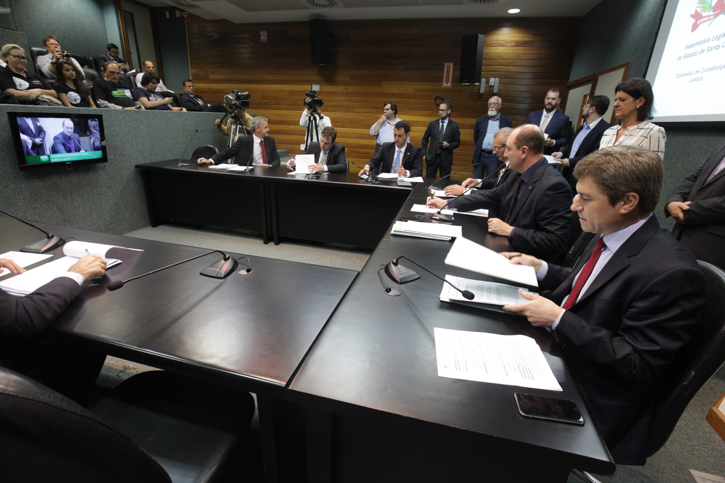 Reunião da Comissão de Constituição e Justiça.