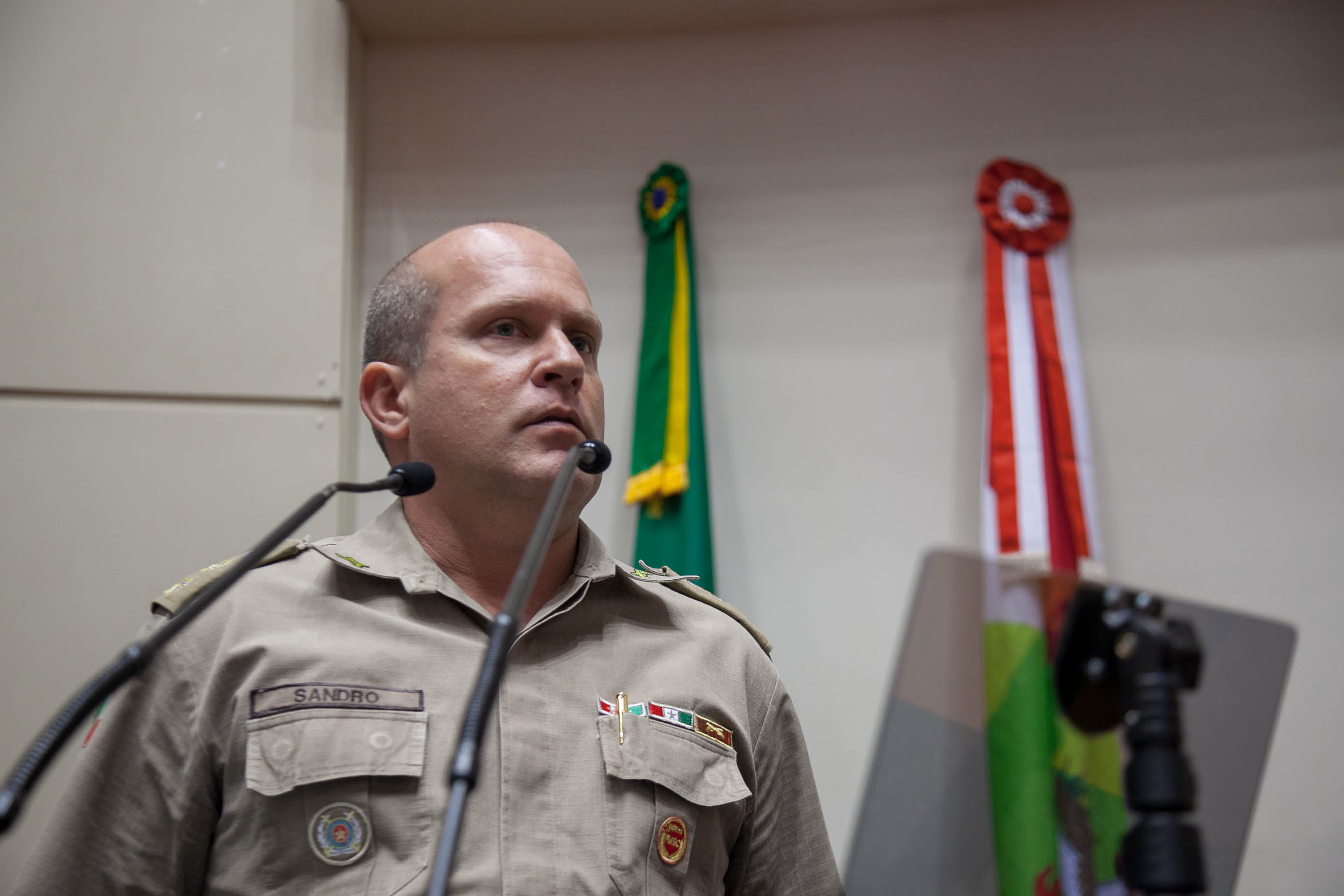 Coronel Sandro Pallaoro, Representante da Polícia Militar de Santa Catarina - Audiência Pública: Bebidas Alcóolicas nos Estádios