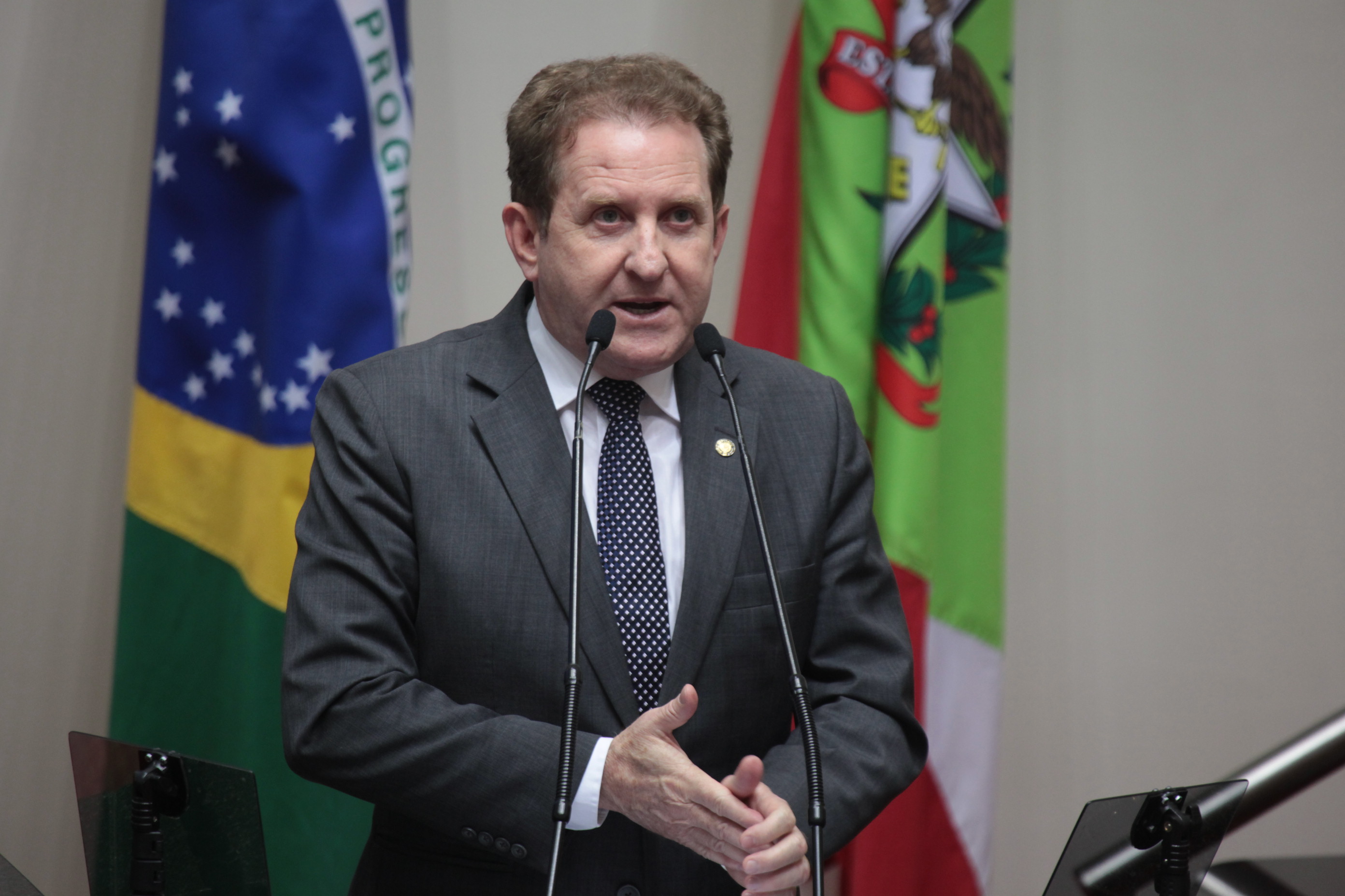 Sessão Ordinária. Deputado Valmir Comin (PP)  Foto: Miriam Zomer/Agência AL