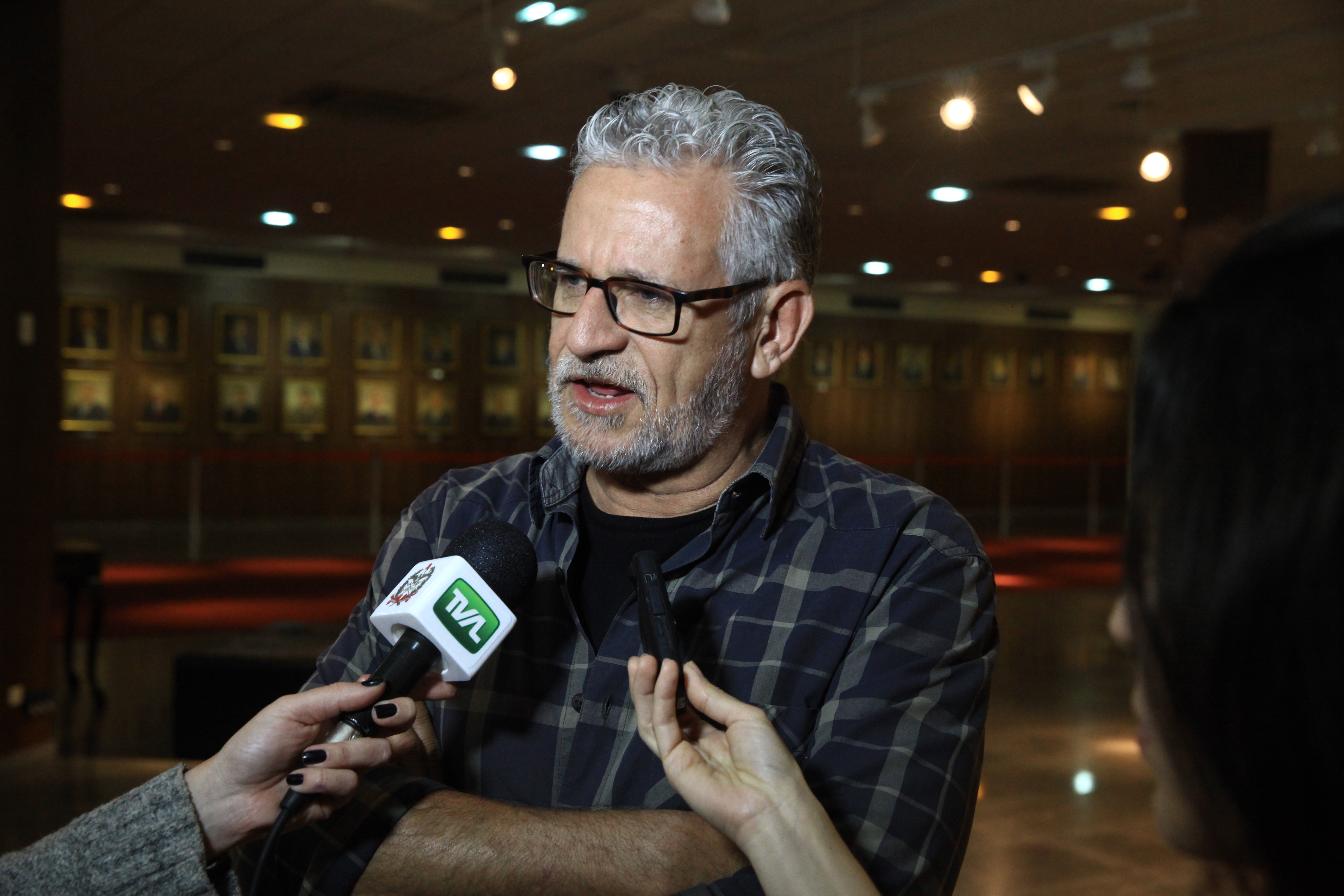 Sergio Rubin, Jornalista e Diretor do Filme. - Exibição de Documentário sobre o Contestado