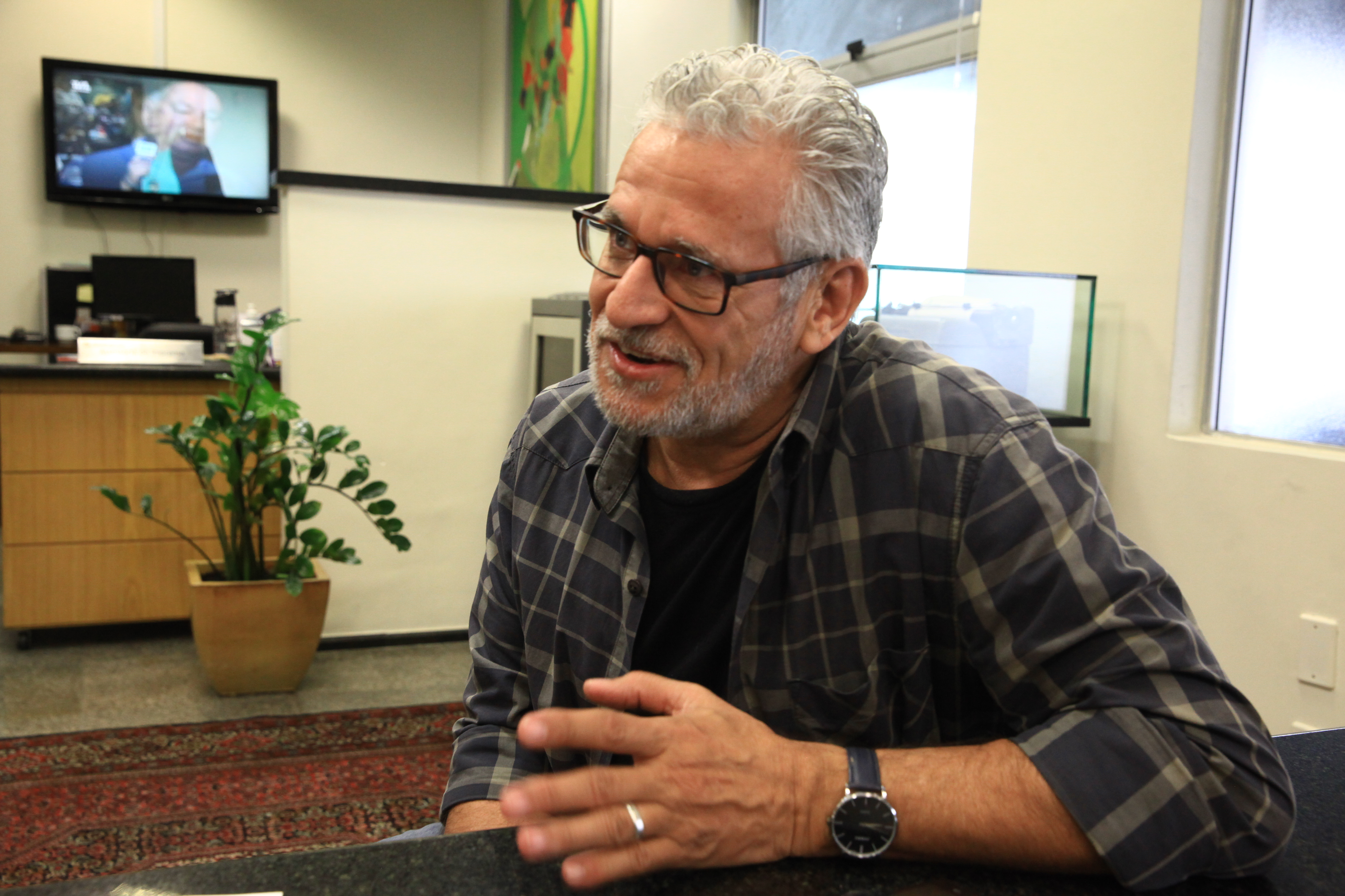 Sergio Rubin, Jornalista e Diretor do Filme. - Exibição de Documentário sobre o Contestado