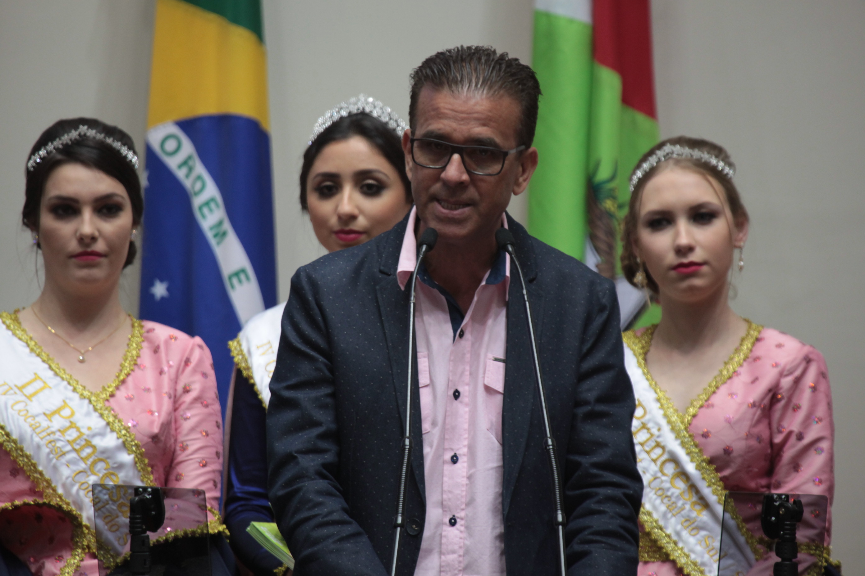 Lançamento da Cocal Fest em Cocal do Sul. Juarez Fogaça.