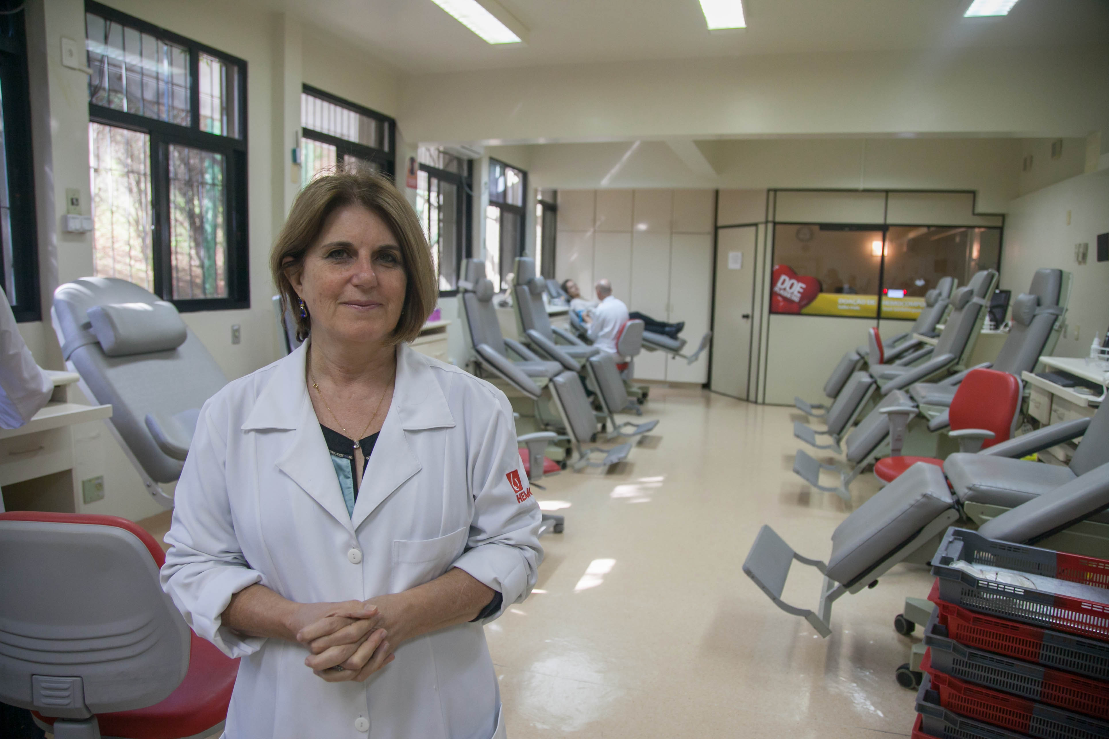 Denise Linhares Gerent, diretora geral do Hemosc - Hemosc adota critérios mais rígidos para doação