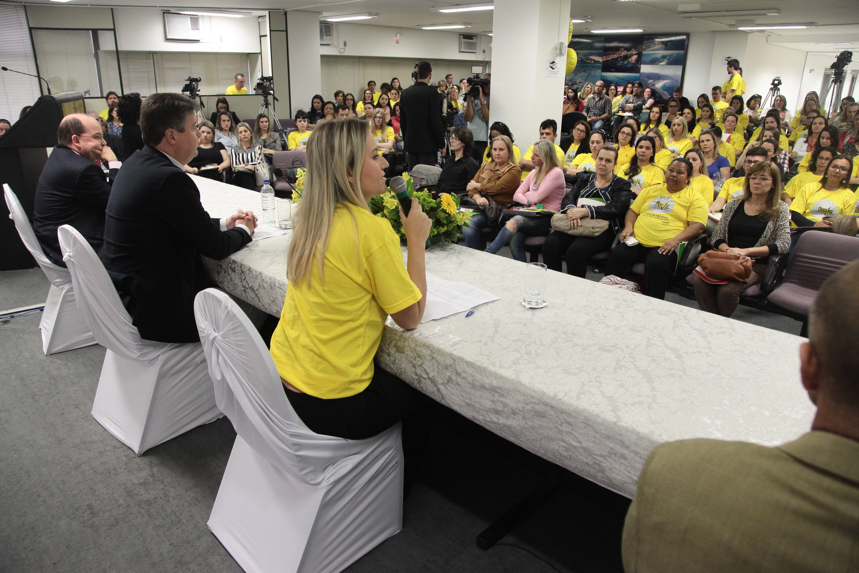 Lançamento da Campanha Setembro Amarelo.