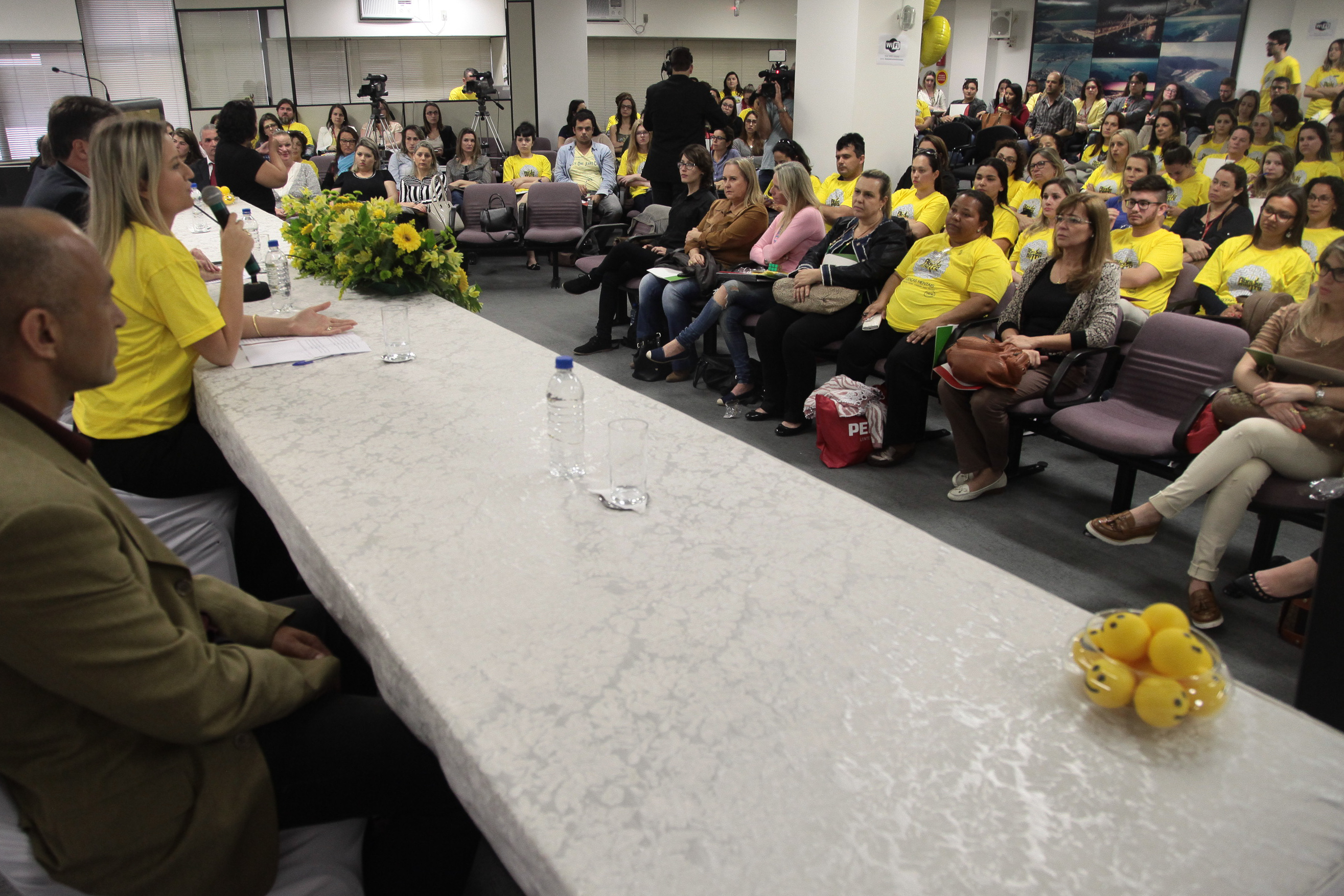 Lançamento da Campanha Setembro Amarelo.
