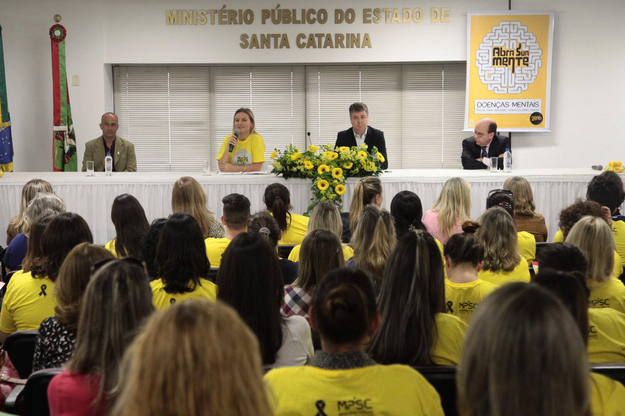 Setembro Amarelo: MPSC promove palestras de prevenção ao suicídio