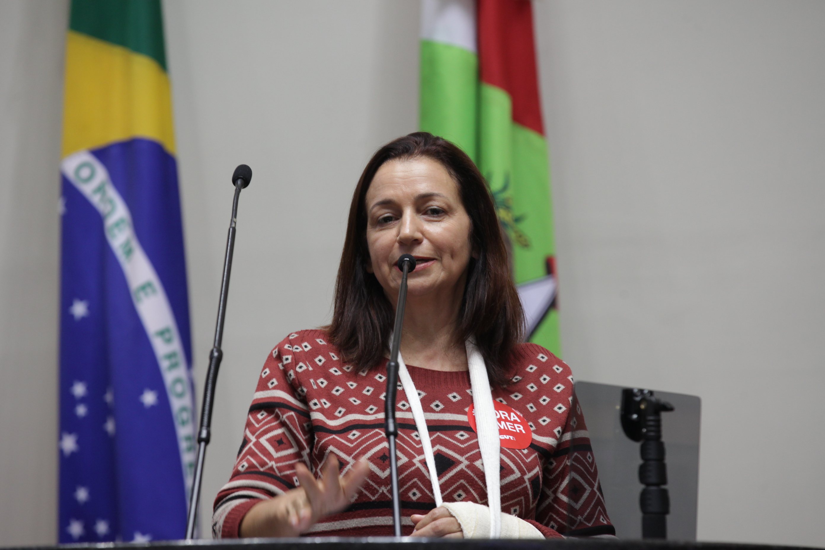 Audiência Pública- Defesa dos Direitos do Trabalhadores. Ana Julia Rodrigues. Foto: Daniella Coriolano/Agência AL.