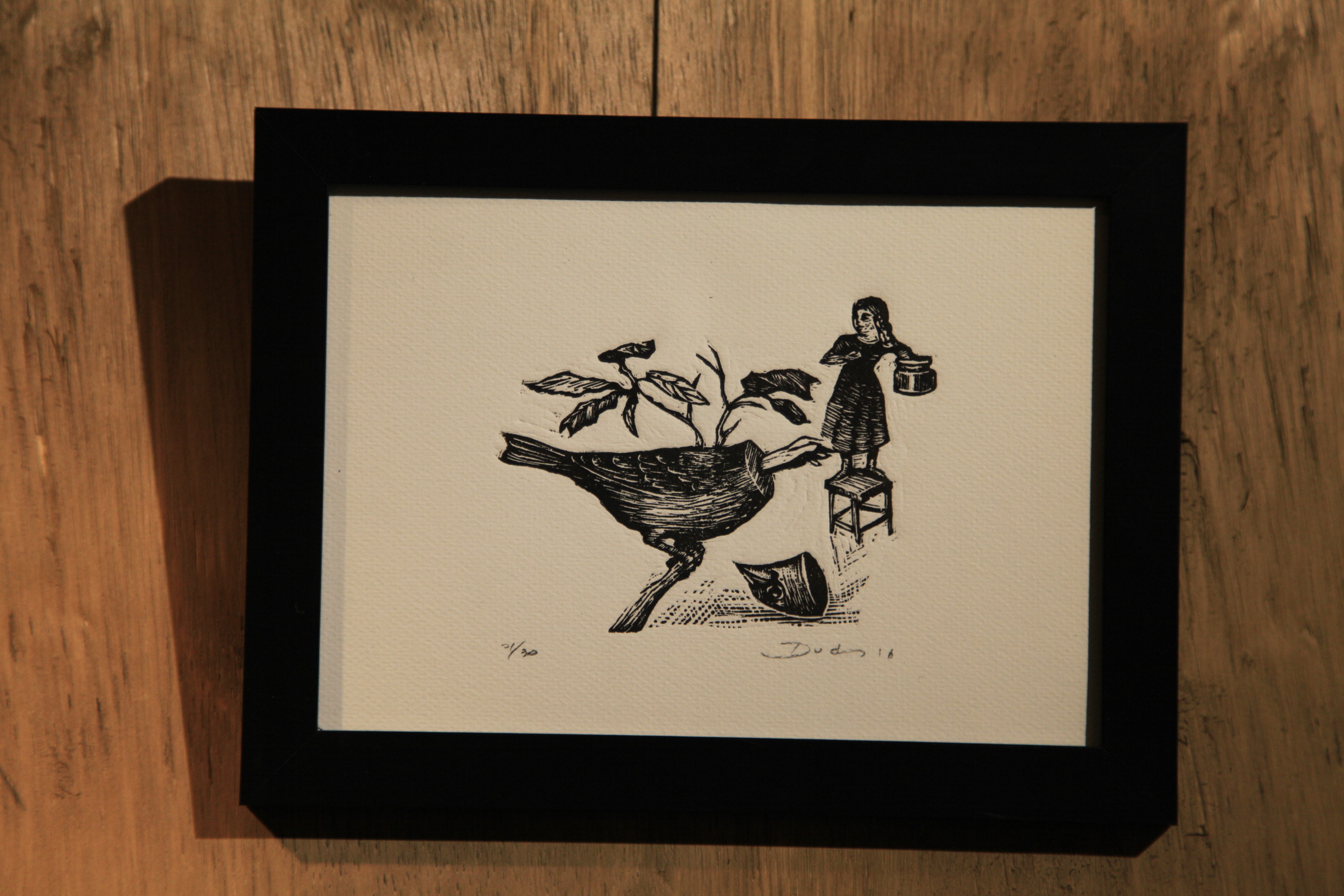 Exposição de Xilogravuras do artista Fabio Dudas.