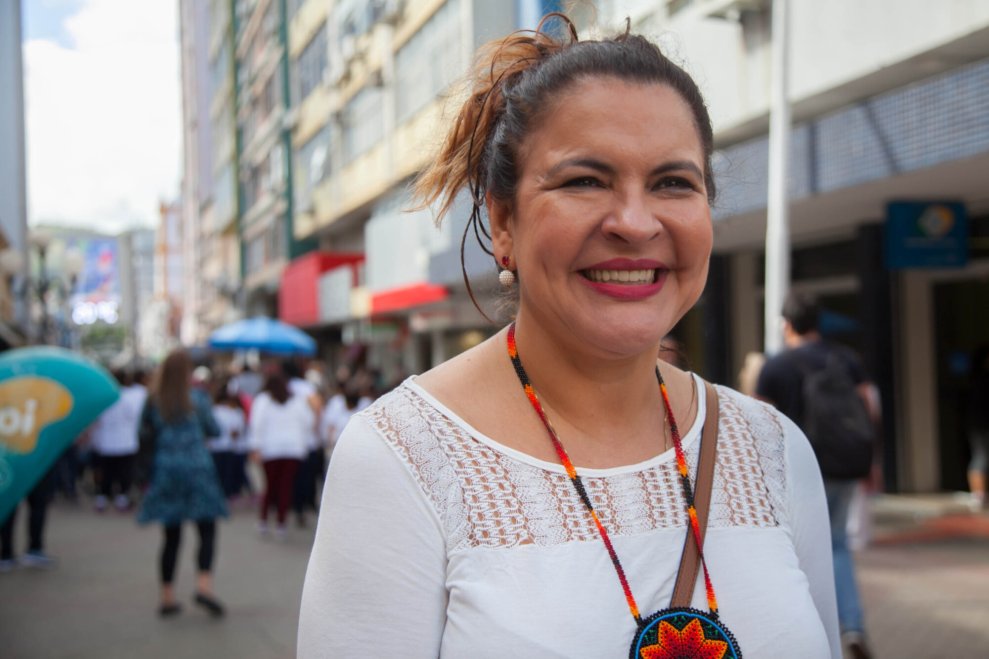 Dulce Magalhães, presidente do 10º Fórum Mundial da Paz
