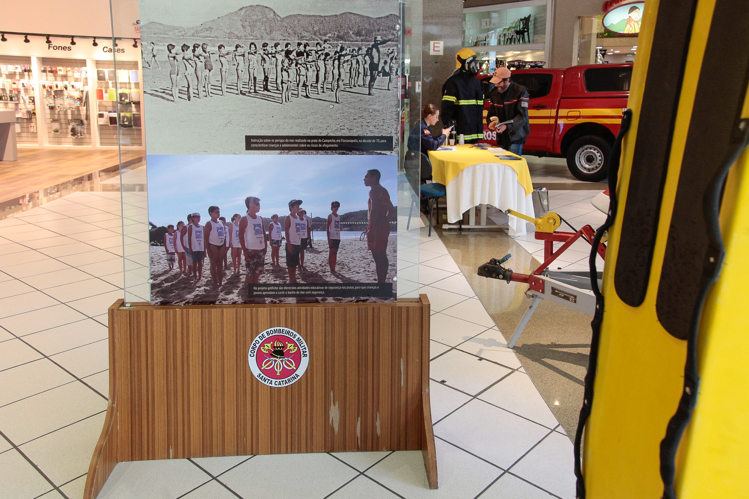 Exposição 90 anos dos Bombeiros Militar.