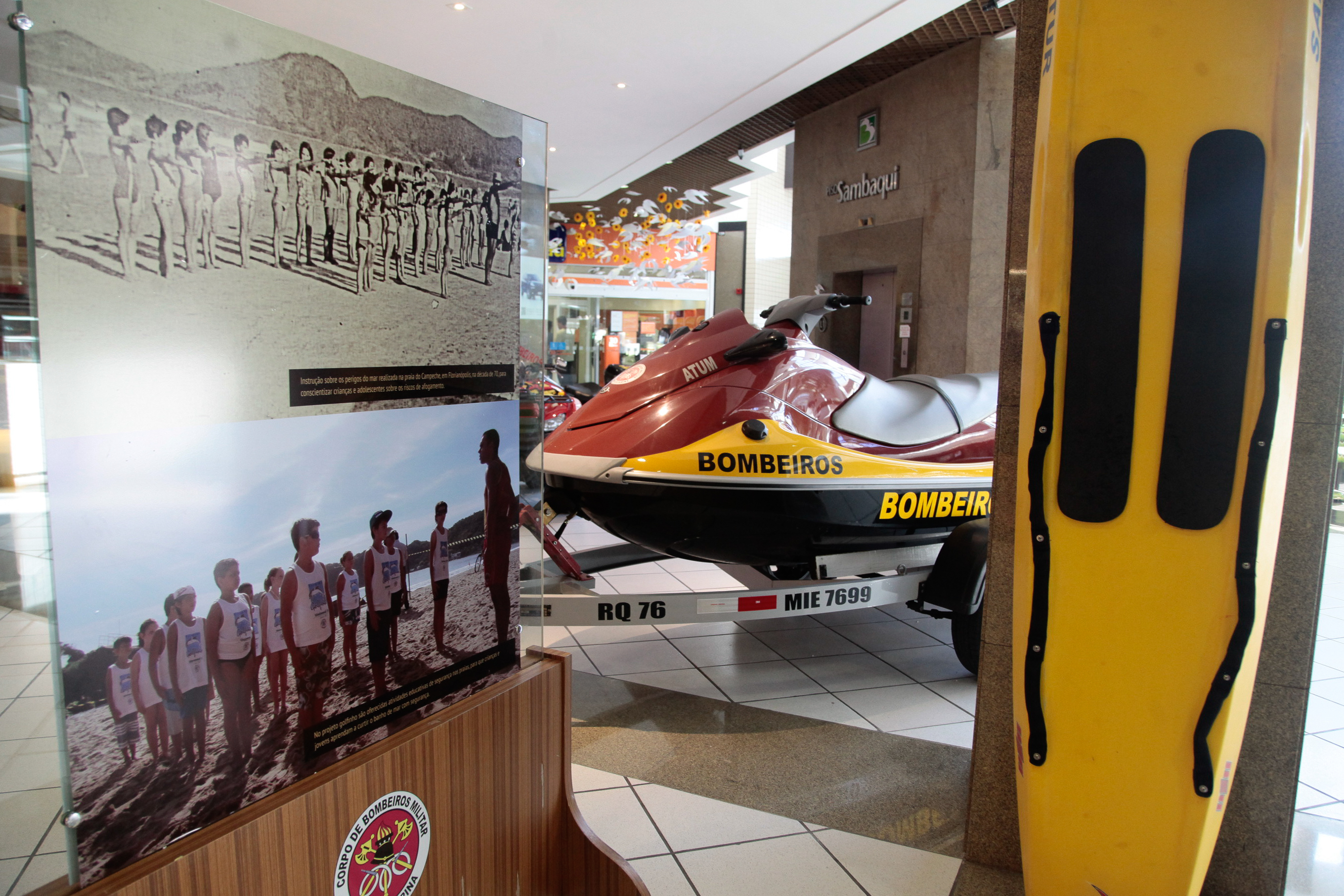 Exposição 90 anos dos Bombeiros Militar.
