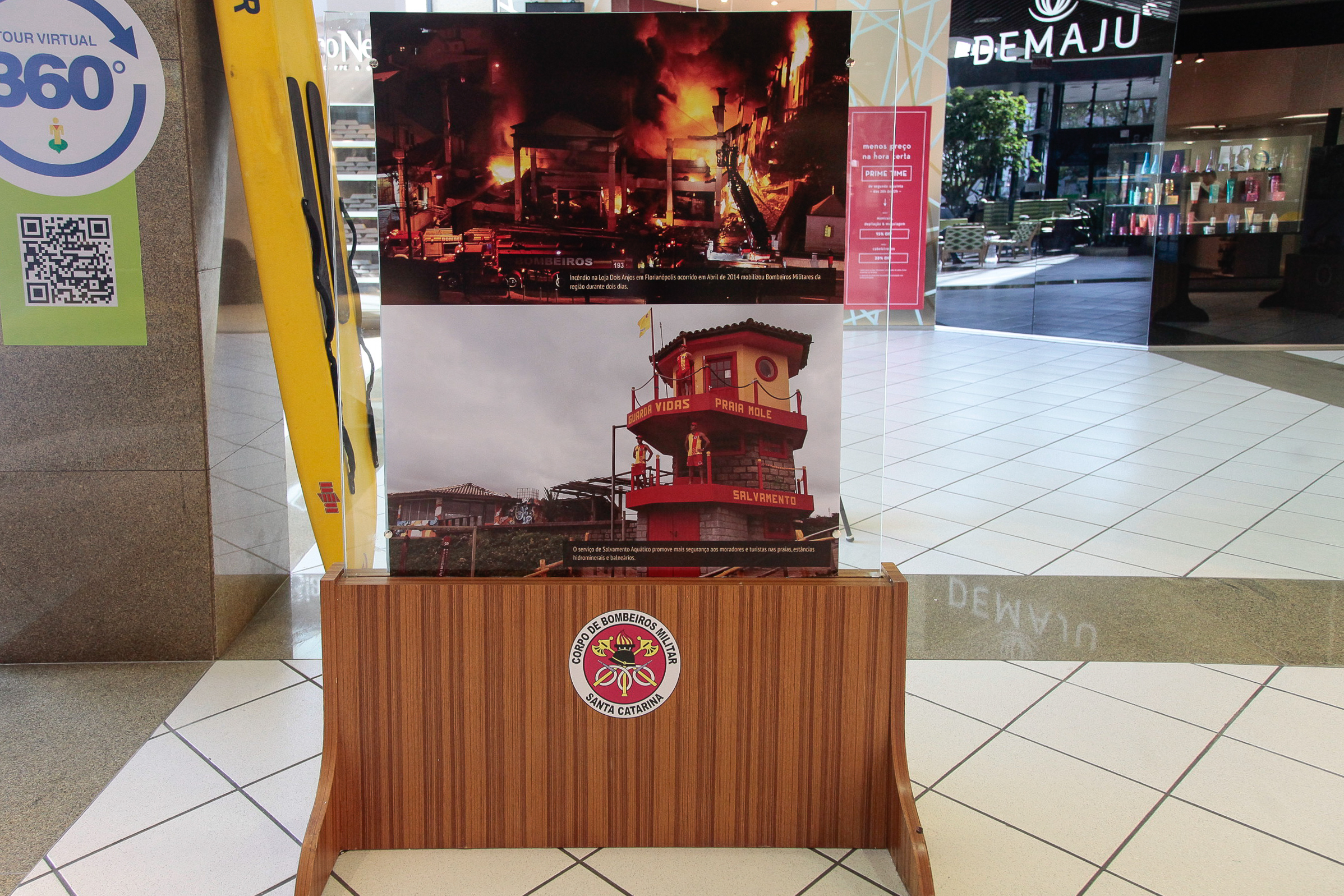 Exposição 90 anos dos Bombeiros Militar.