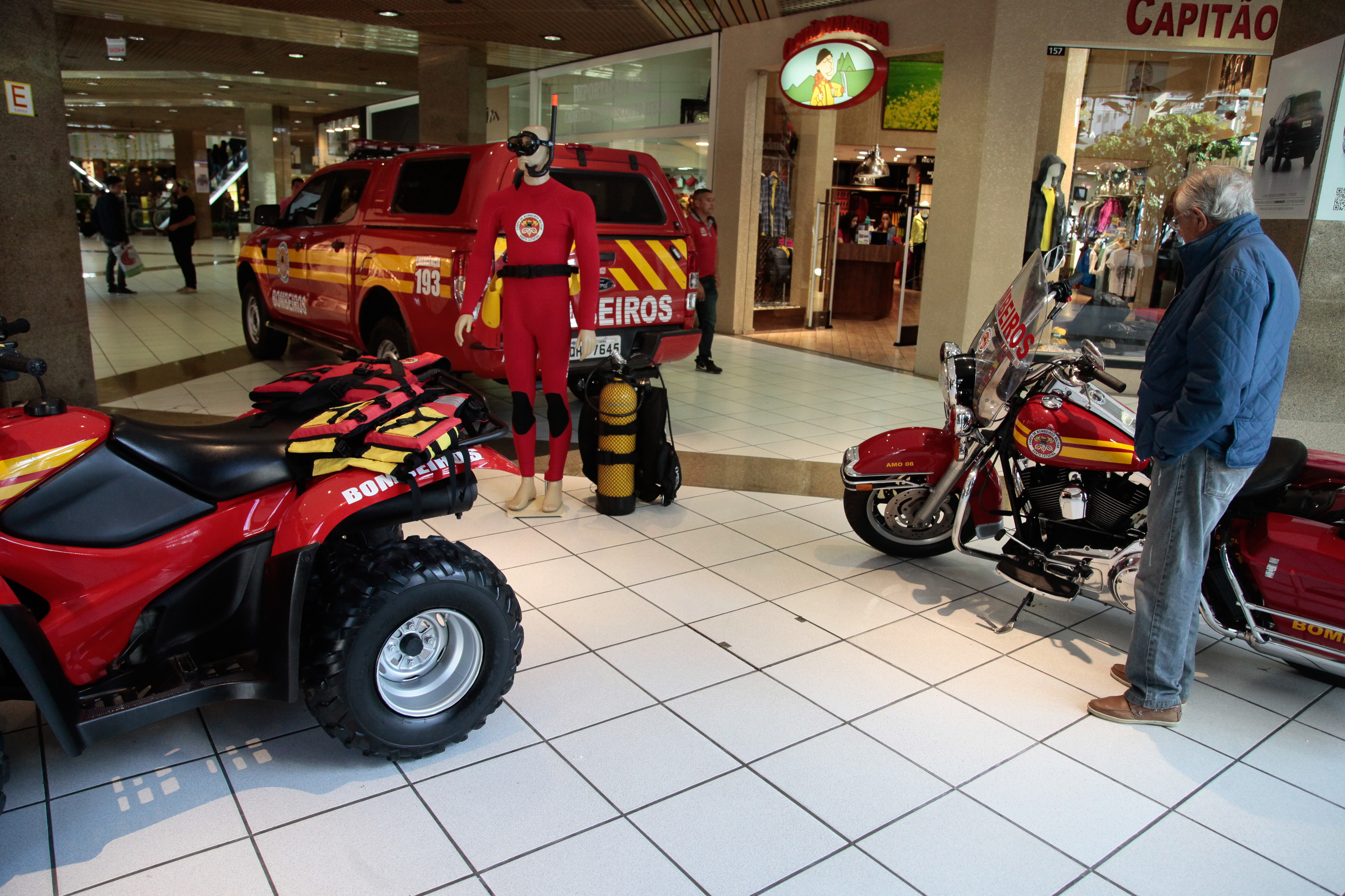 Exposição 90 anos dos Bombeiros Militar.