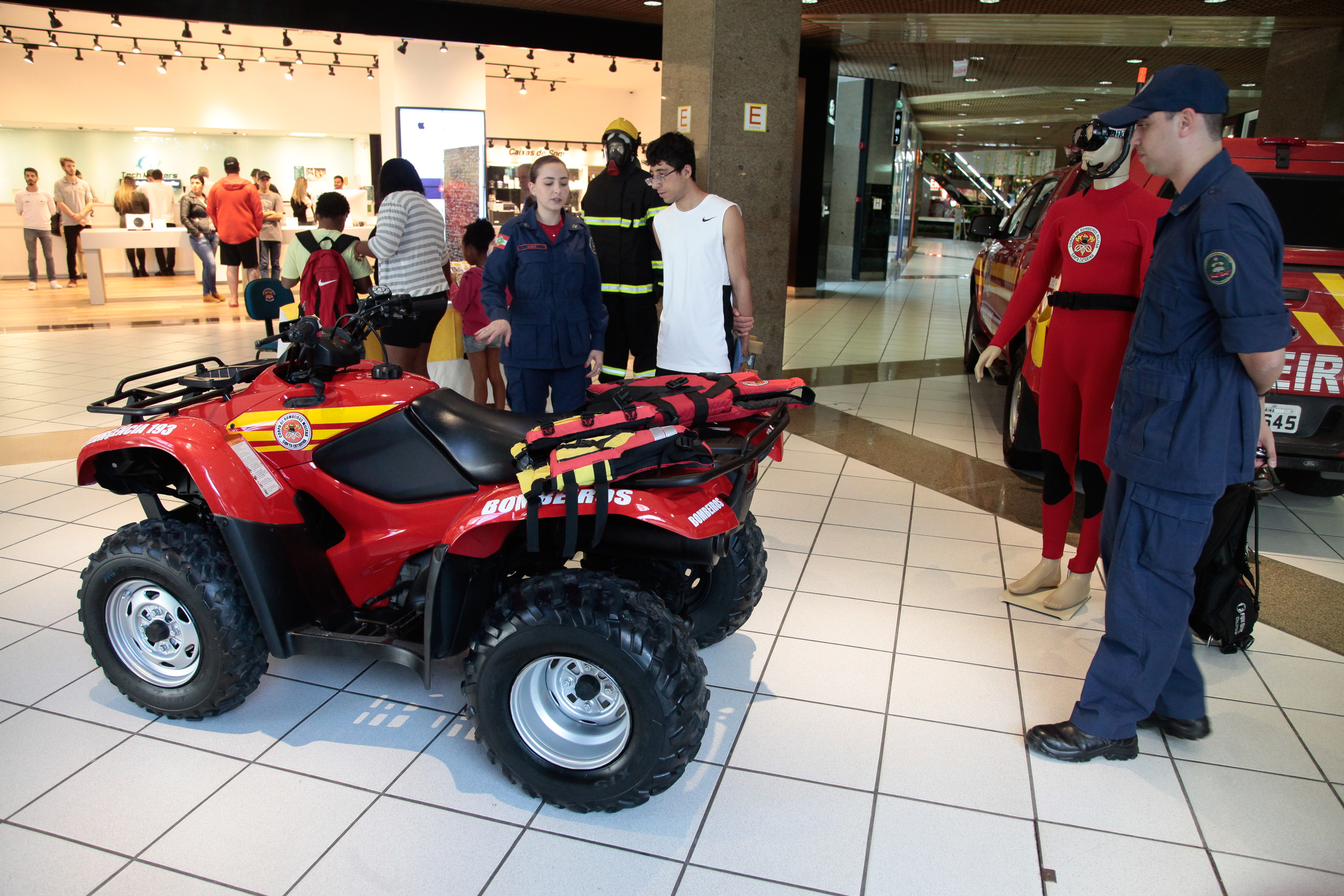 Exposição 90 anos dos Bombeiros Militar.