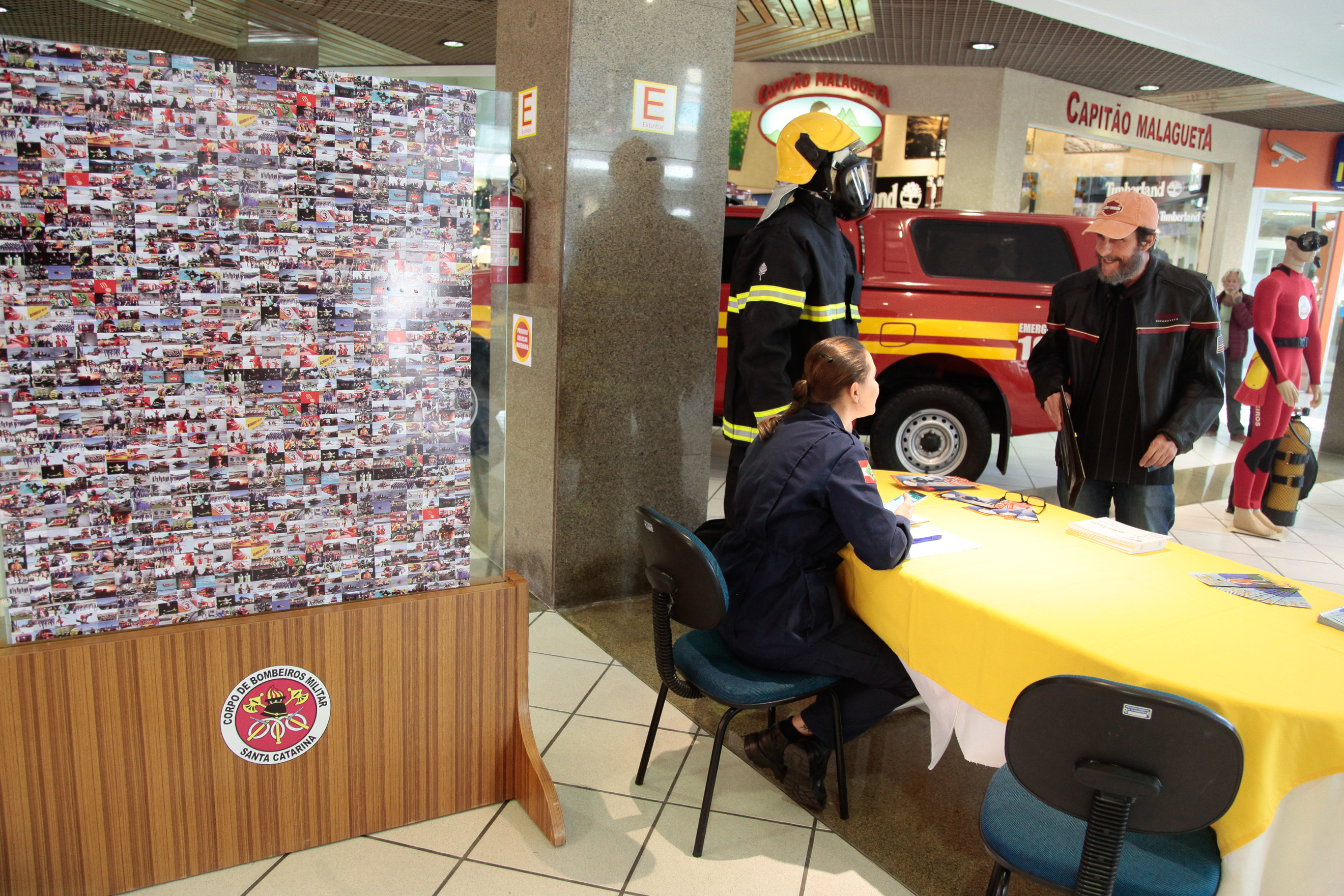 Exposição 90 anos dos Bombeiros Militar.