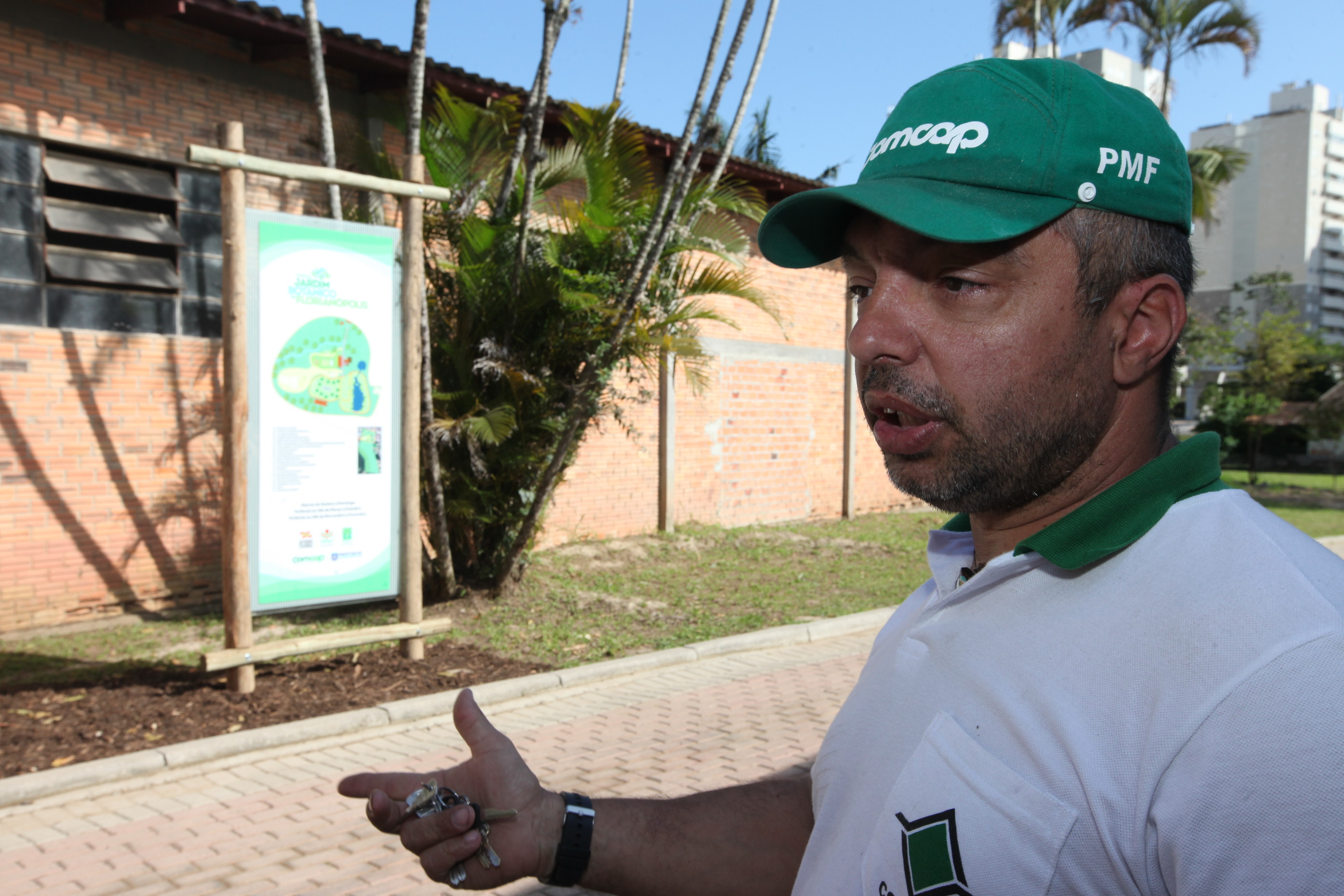 Ulisses Gomes de Azevedo. Jardim Botânico de Florianópolis.