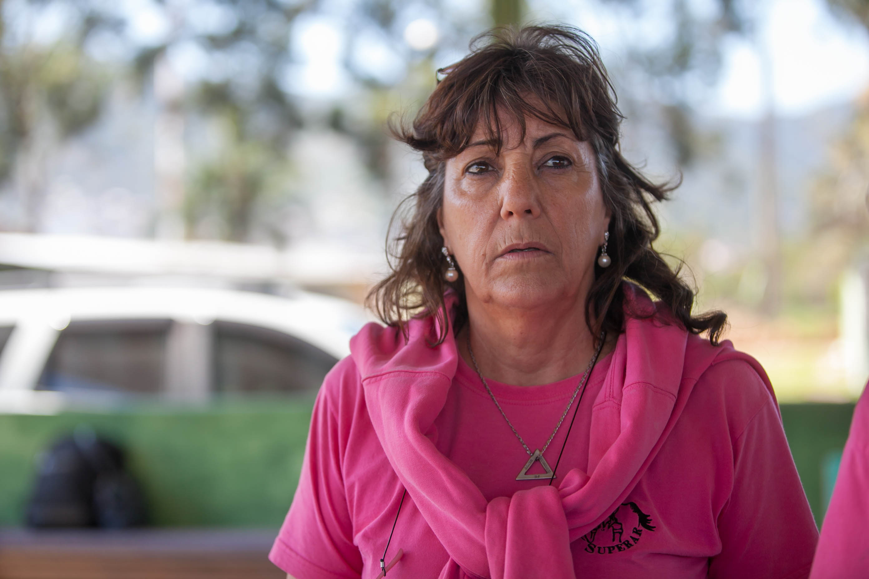 Fisioterapeuta Graciela Lobelos, profissional da Associação de Equoterapia e Reabilitação Superar - Equoterapia