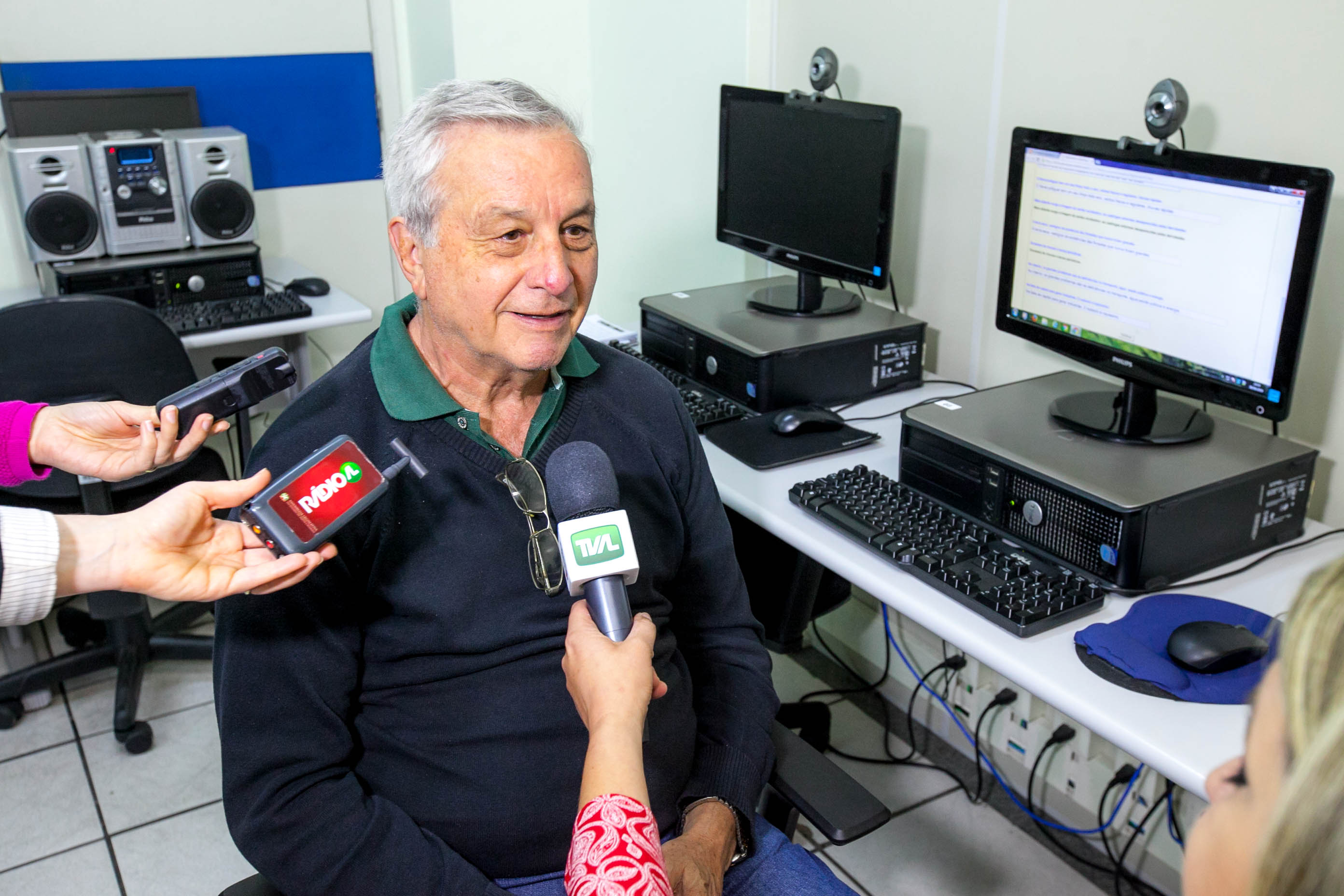 Hélio Birochi, 78 anos, participante do projeto Idoso Empreendedor (Sesc) - 1º de Outubro se comemora o Dia do Idoso