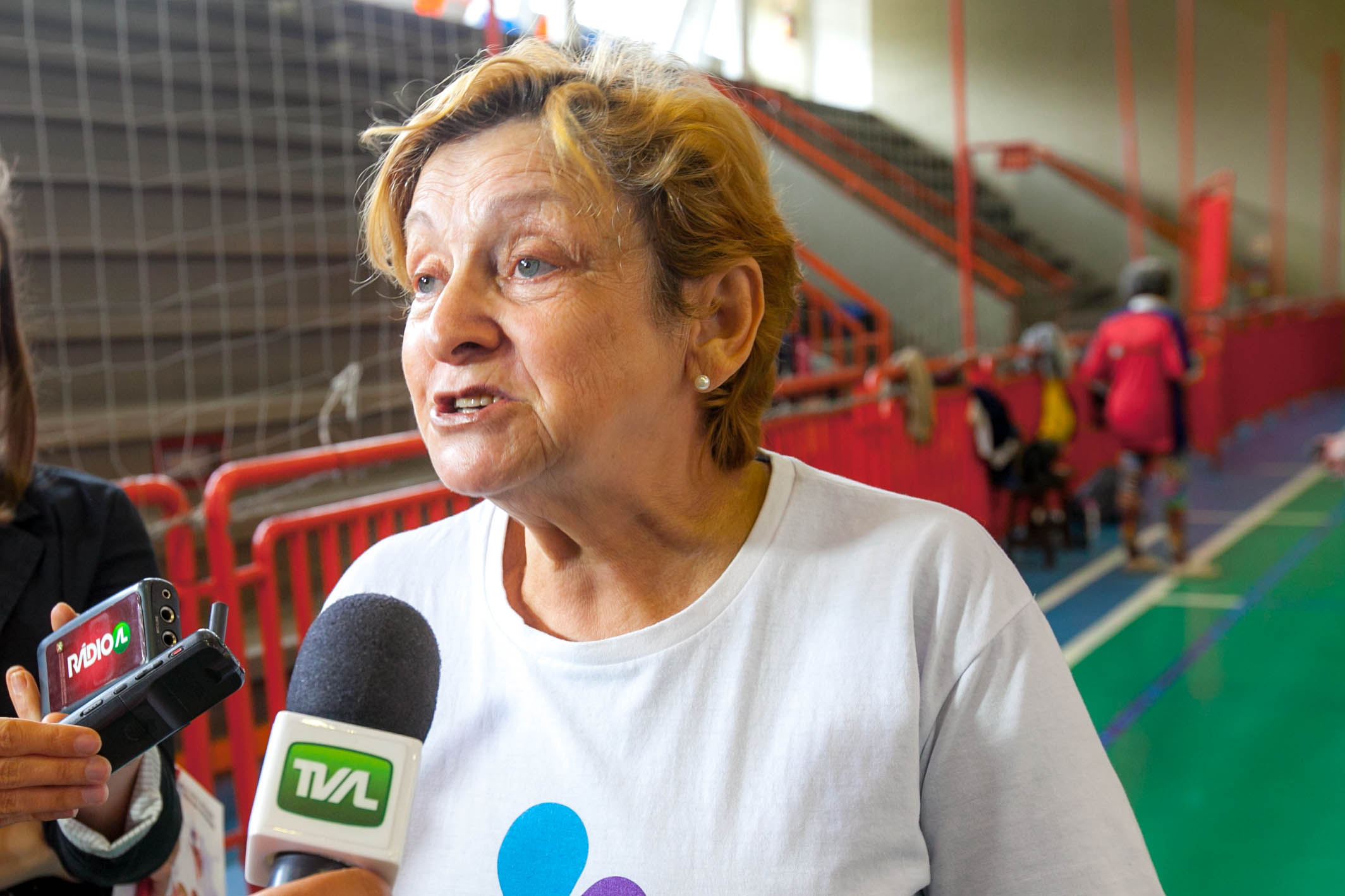 Francisca Cordeiro de Oliveira, 67 anos, participante da atividade vôlei (Sesc) - 1º de Outubro se comemora o Dia do Idoso