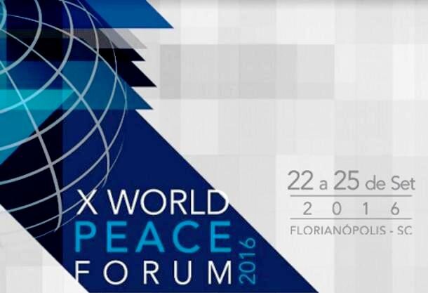 Florianópolis recebe 10º Fórum Mundial da Paz