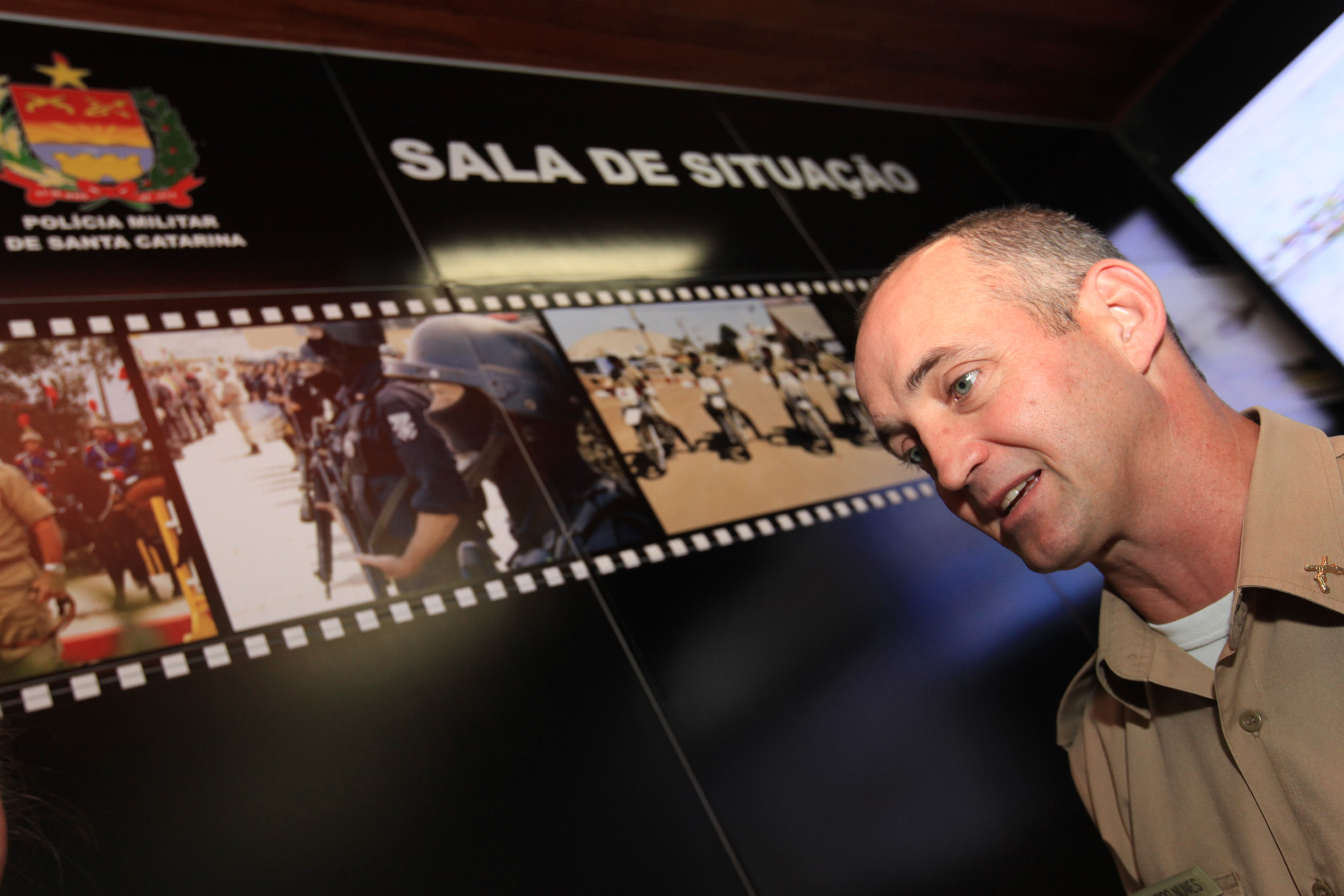 Sala de Situação – Comando da PMSC