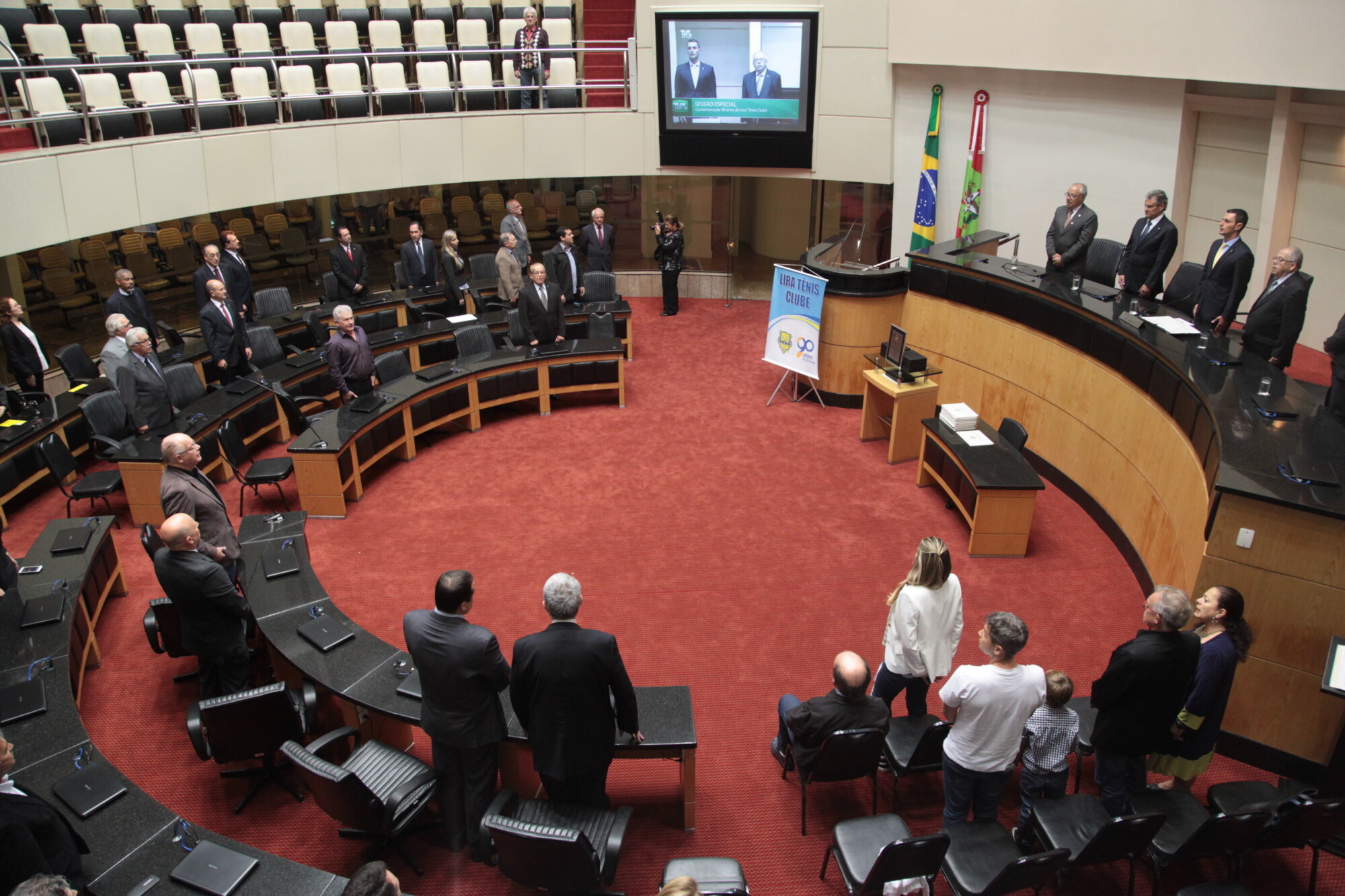 Parlamento celebra 90 anos do Lira Tênis Clube em sessão especial