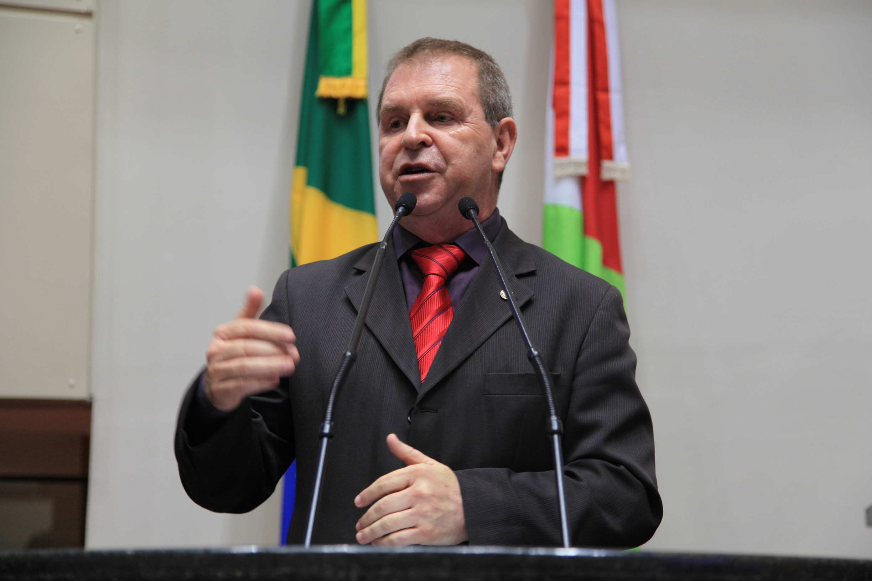 Sessão Ordinária. Deputado Maurício Eskudlark (PR)  - Foto: Solon Soares/Agência AL.