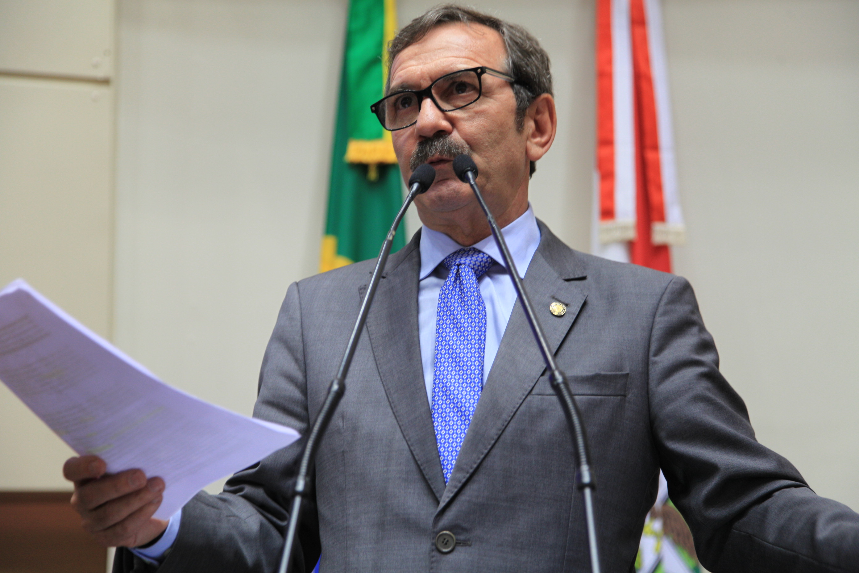 Sessão Ordinária. Deputado Serafim Venzon (PSDB) - Foto: Solon Soares/Agência AL.