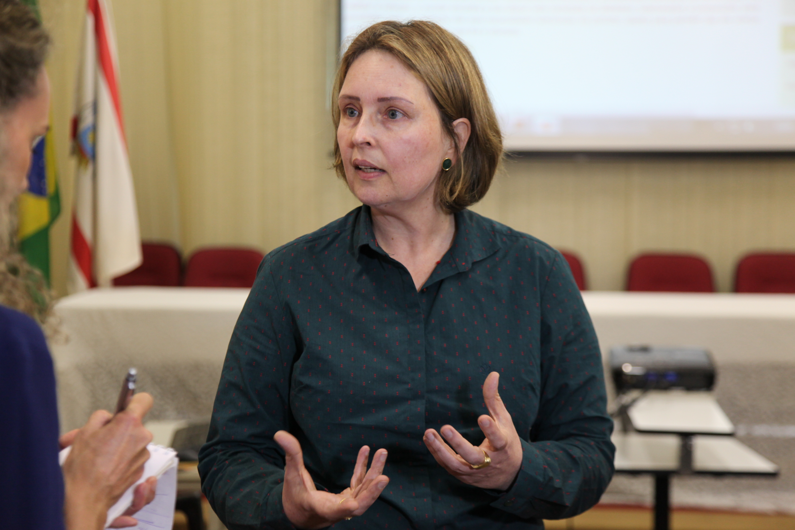 Nutricionista da Secretária da Educação, Ane Brandini.