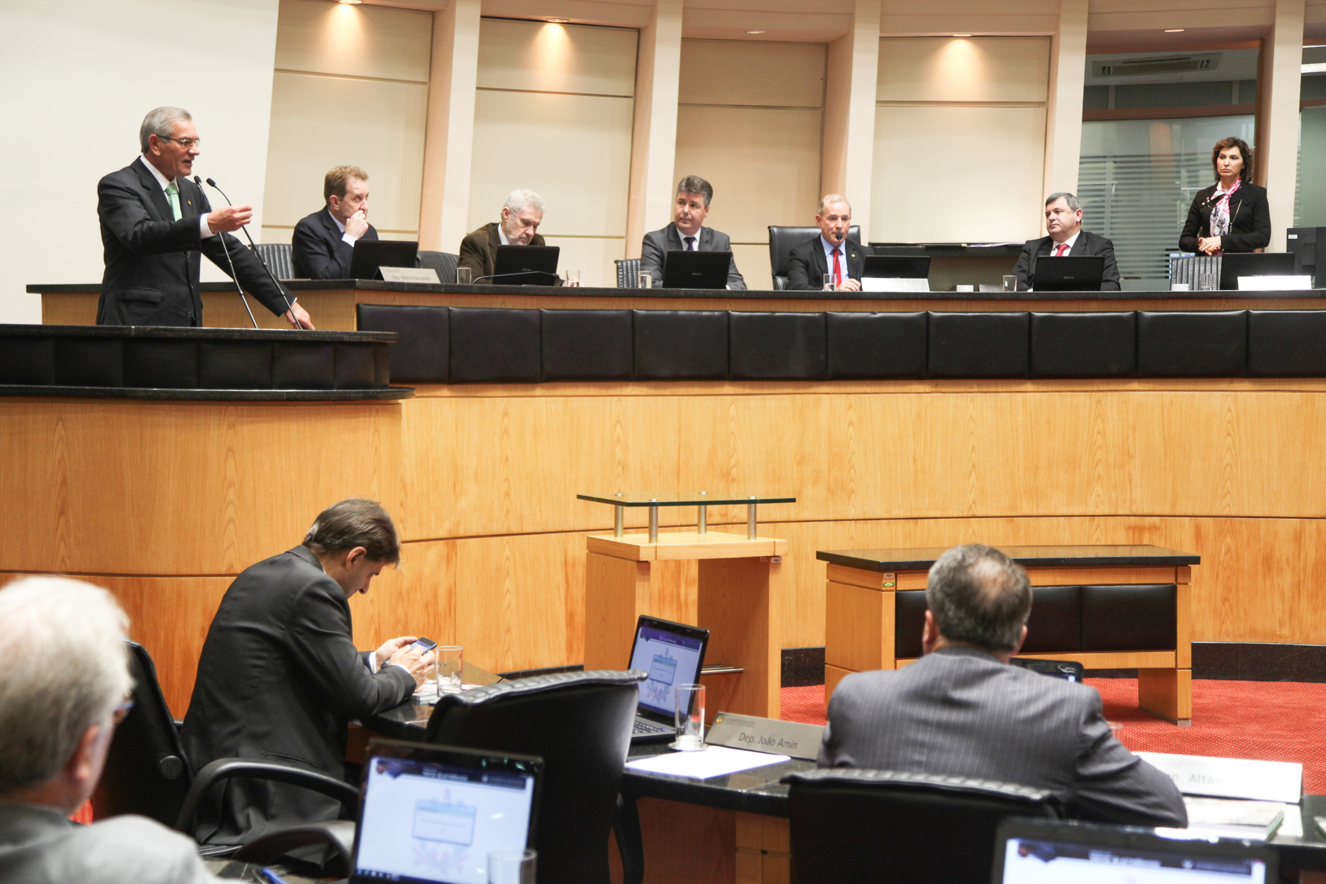 Sessão Especial - Apresentação do Relatório Anual de Atividades MPSC. Deputado Silvio Dreveck (PP)