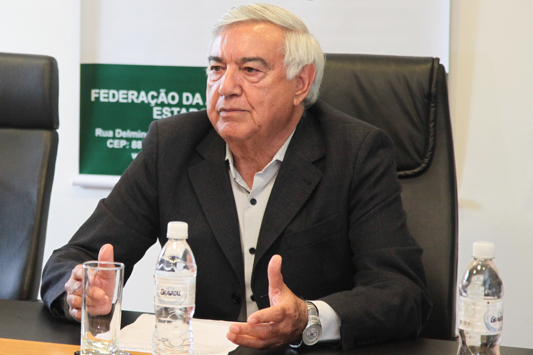 José Zeferino Pedrozo, presidente da Faesc