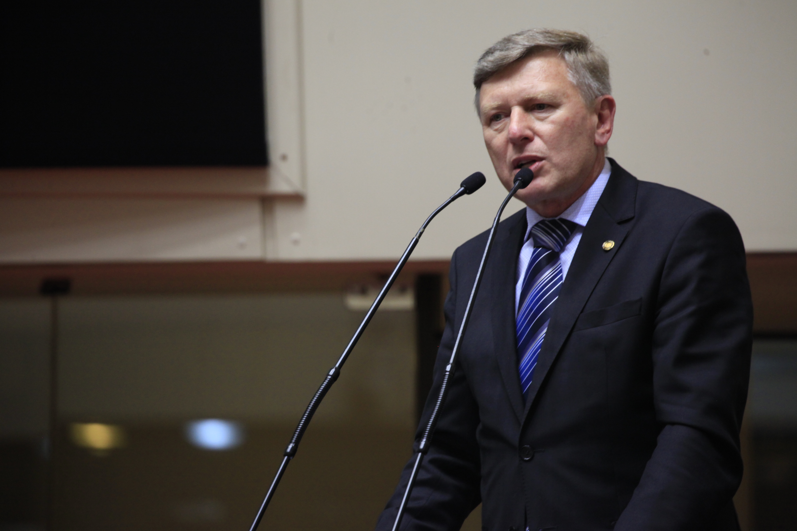 Deputado Milton Hobus (PSD). Sessão Ordinária. Foto: Fábio Queiroz / Agência AL