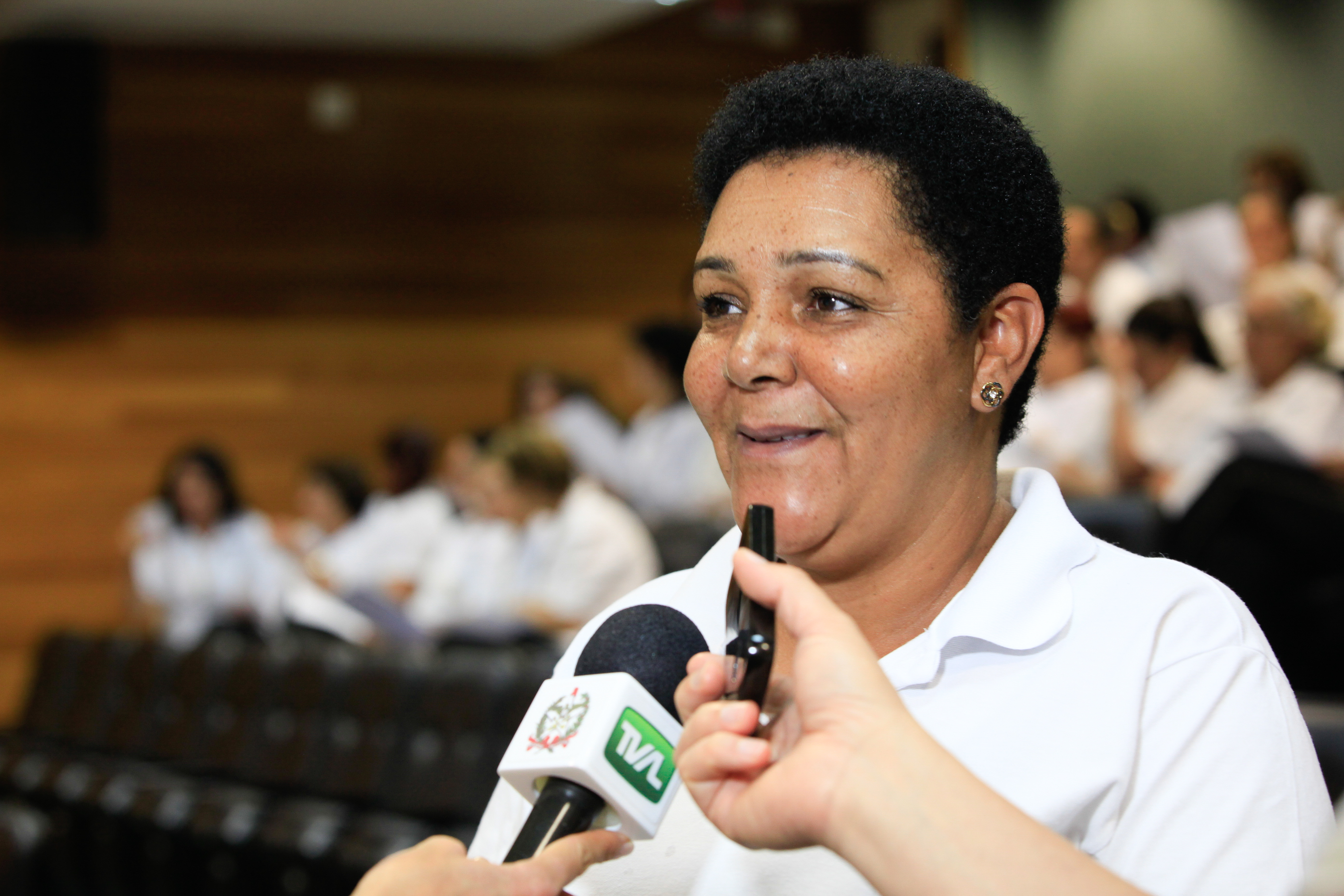 Programa de qualidade de vida na Alesc. Denise rosa da Silva, funcionária da ONDREPSB.