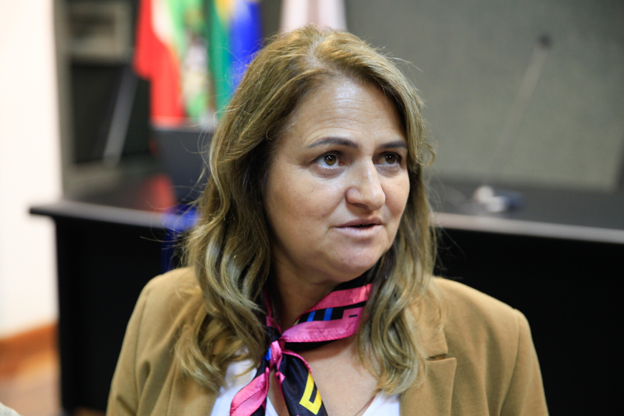 Rosani Vieira, coordenadora do projeto “Arquitetura sustentável, acessibilidade e analfabetismo digital com foco na zeladoria”