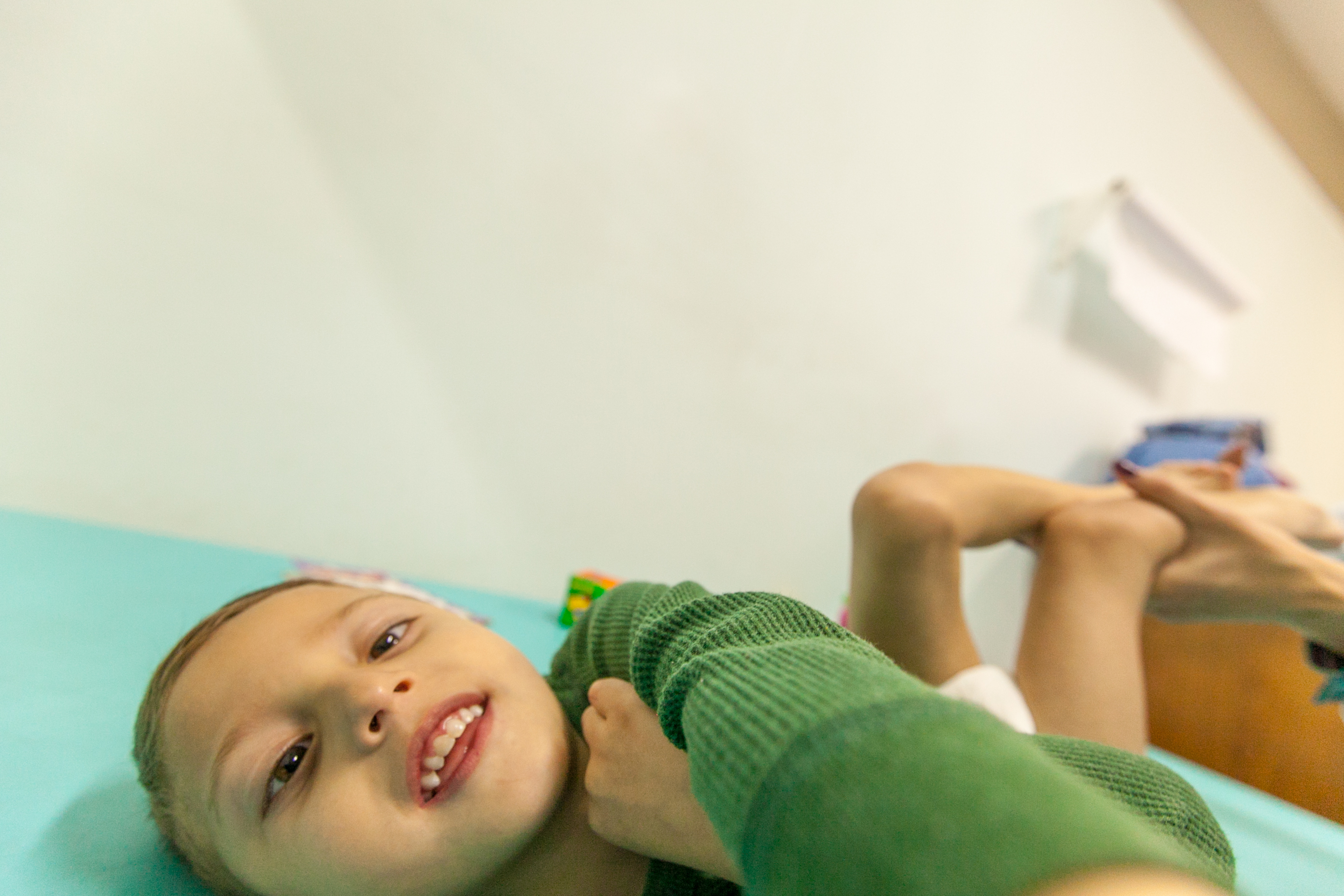 Jackson Waltrick Júnior, 4 anos - Toxina Botulínica é Aplicada Gratuitamente pelo Centro Catarinense de Reabilitação.