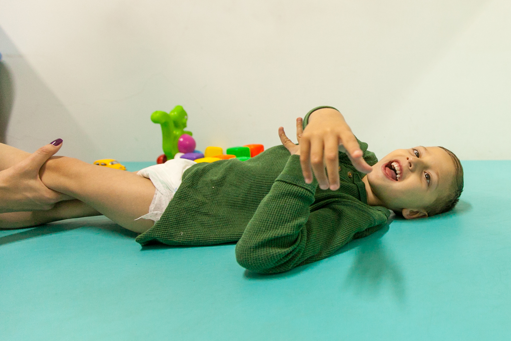 Jonas Jackson Waltrick Júnior, 4 anos - Toxina Botulínica é Aplicada Gratuitamente pelo Centro Catarinense de Reabilitação.
