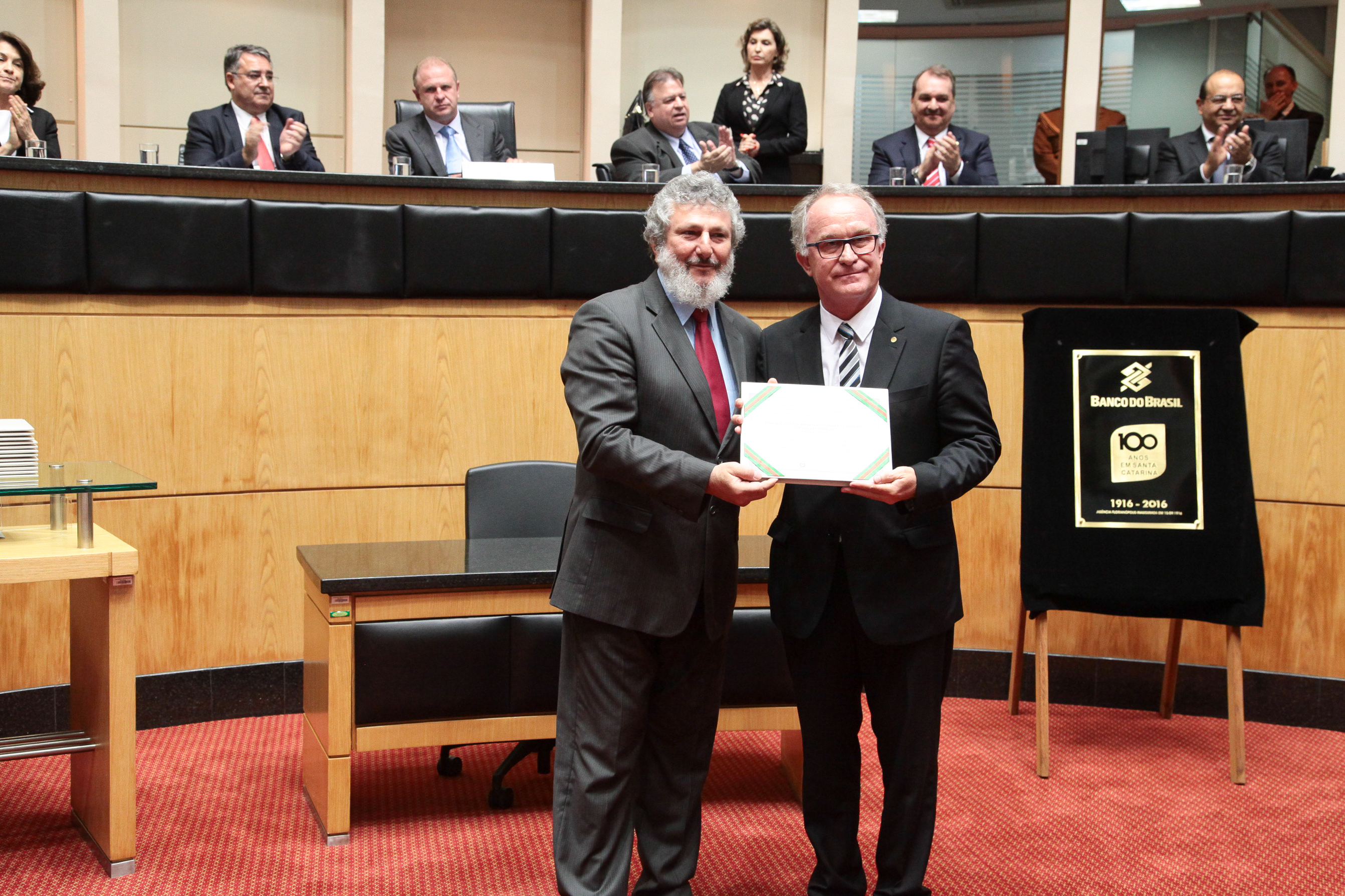 Sessão Especial em comemoração aos 100 anos de história do Banco do Brasil em Santa Catarina.