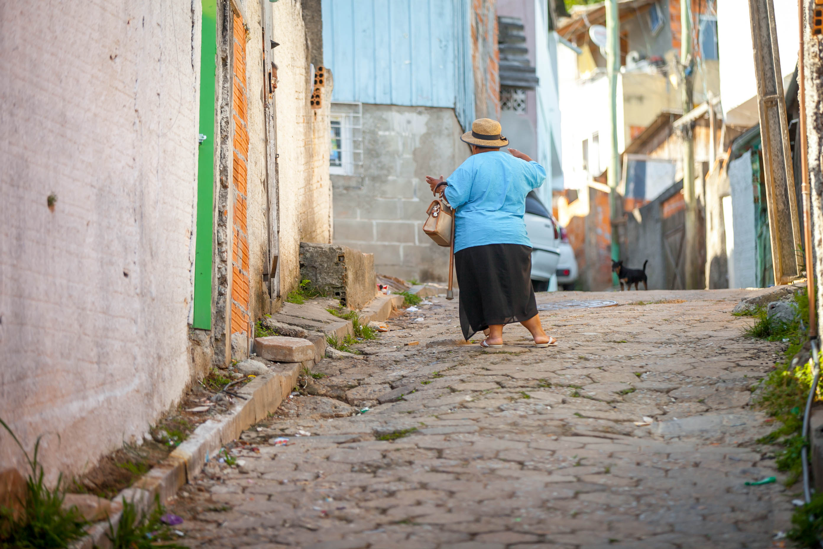 Neoci Guarapina dos Santos, moradora da Vila Aparecidade - Projeto Cidades Invisíveis