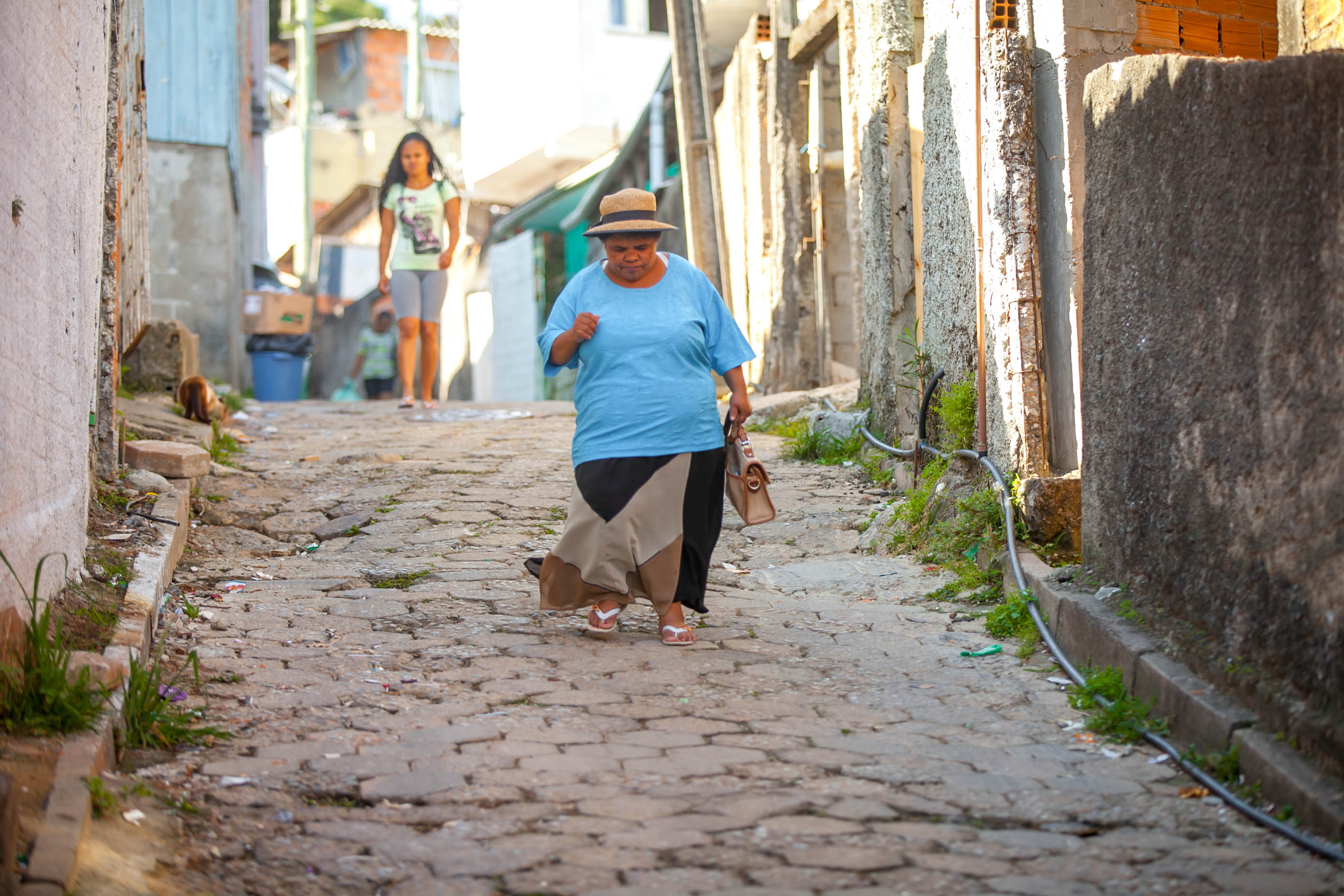 Neoci Guarapina dos Santos, moradora da Vila Aparecidade - Projeto Cidades Invisíveis