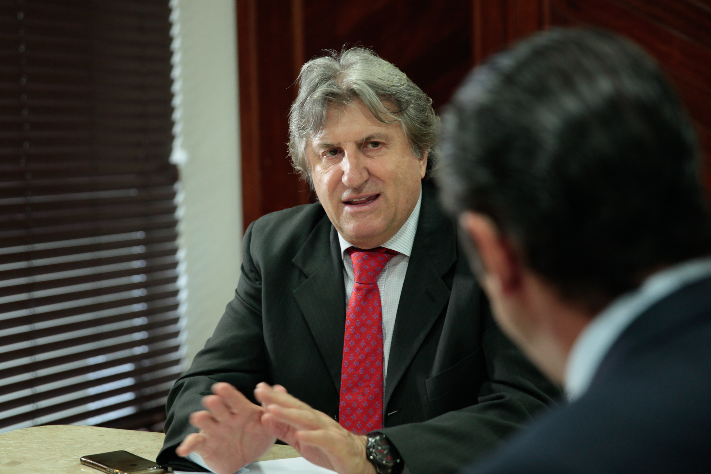 Visita do embaixador da Argentina. Deputado Leonel Pavan (PSDB).