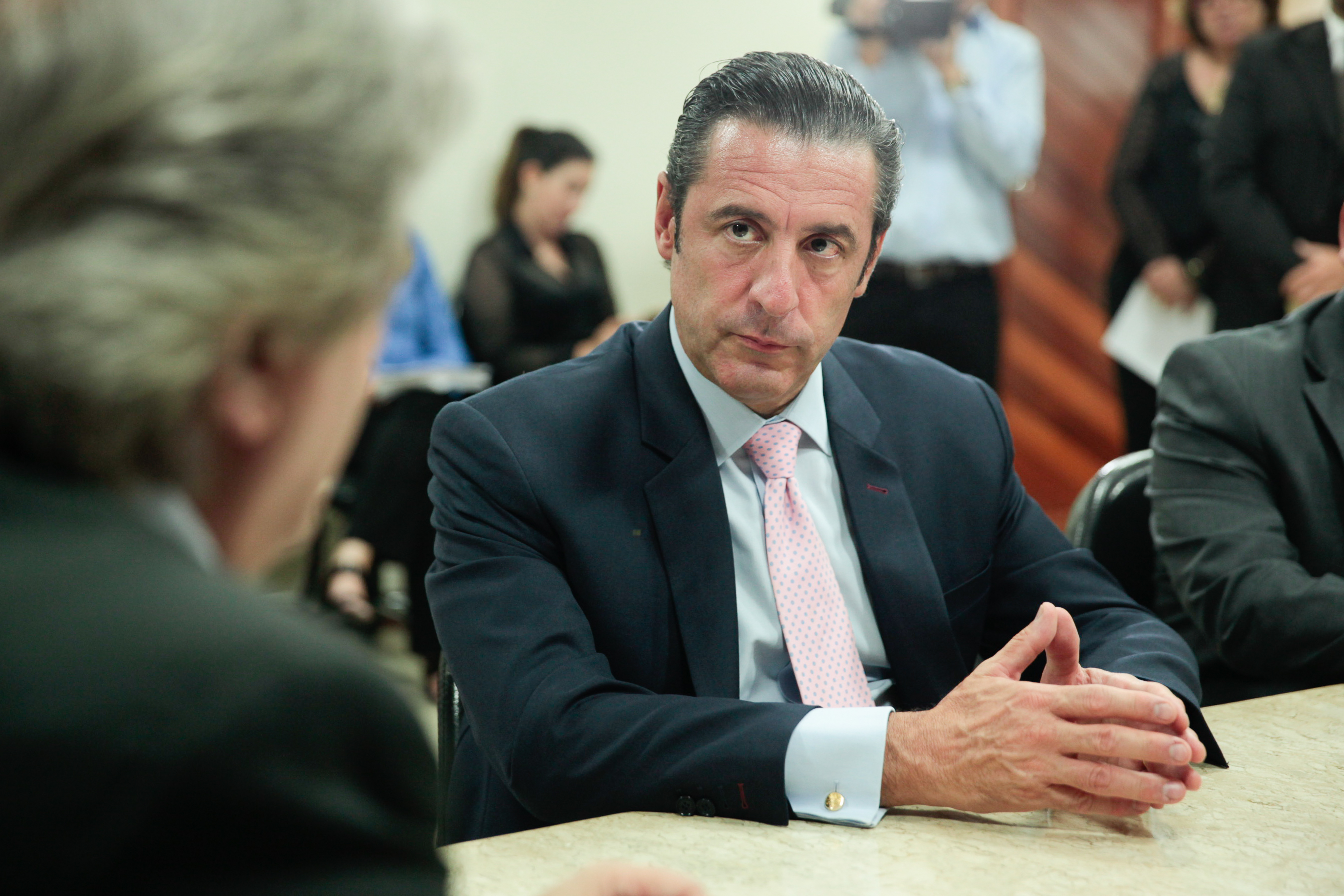 Visita do embaixador da Argentina. Carlos Alfredo Magariños, embaixador da Argentina.