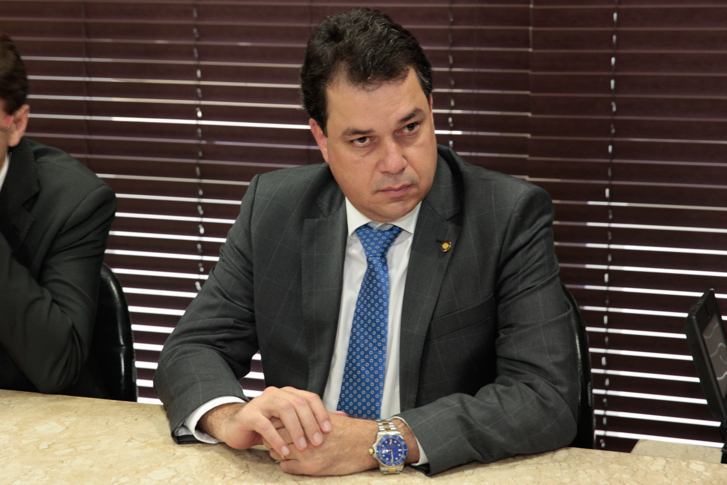 Visita do embaixador da Argentina. Deputado Rodrigo Minotto (PDT).