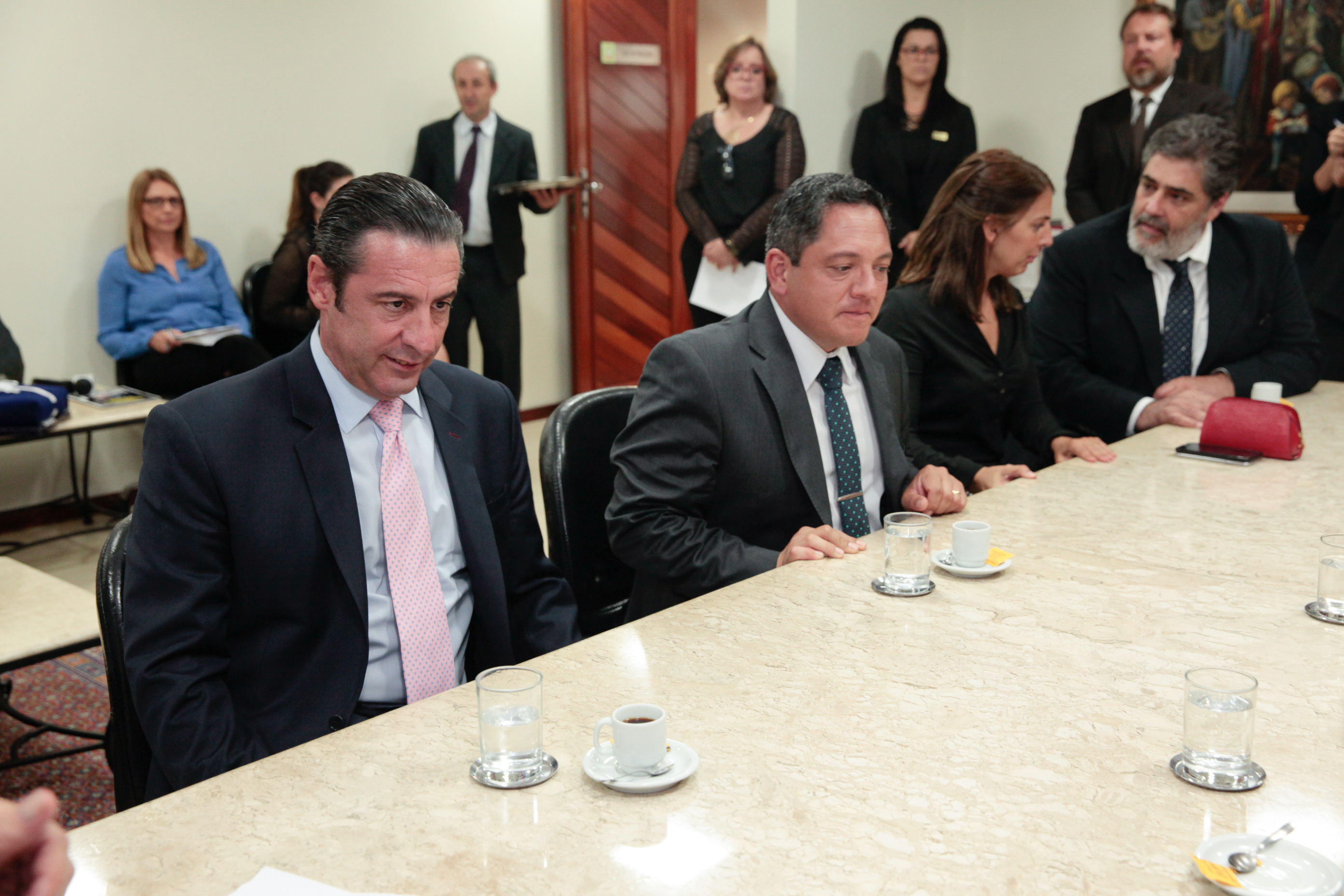 Visita do embaixador da Argentina.
