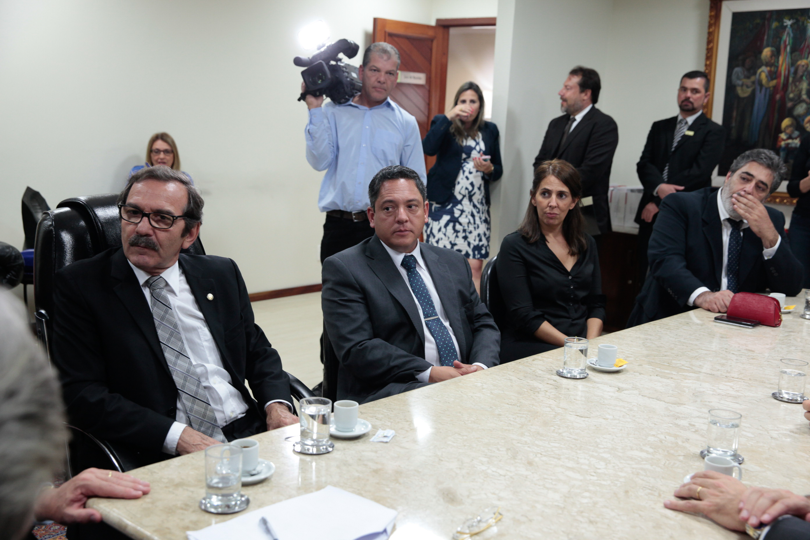 Visita do embaixador da Argentina.