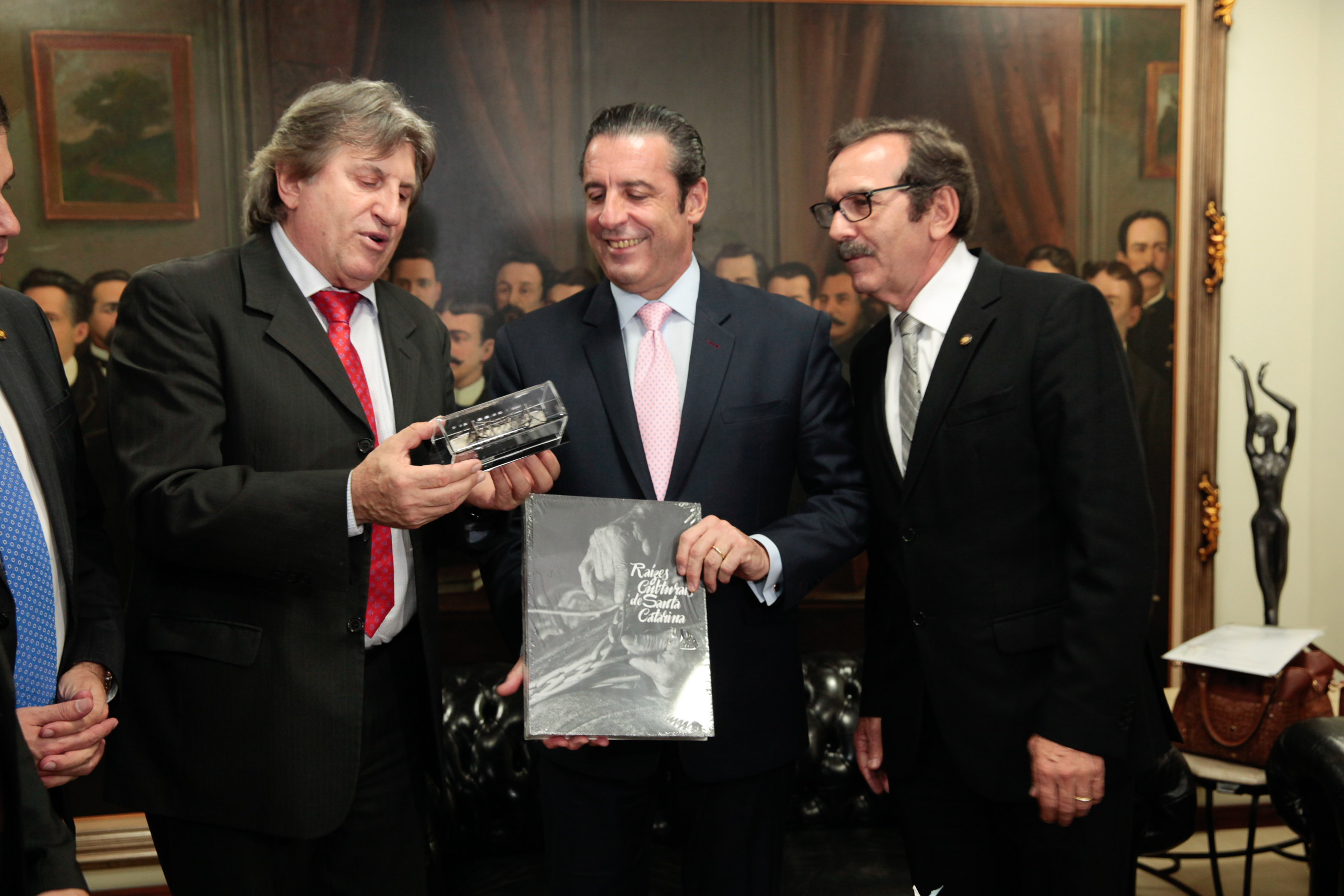 Visita do embaixador da Argentina.