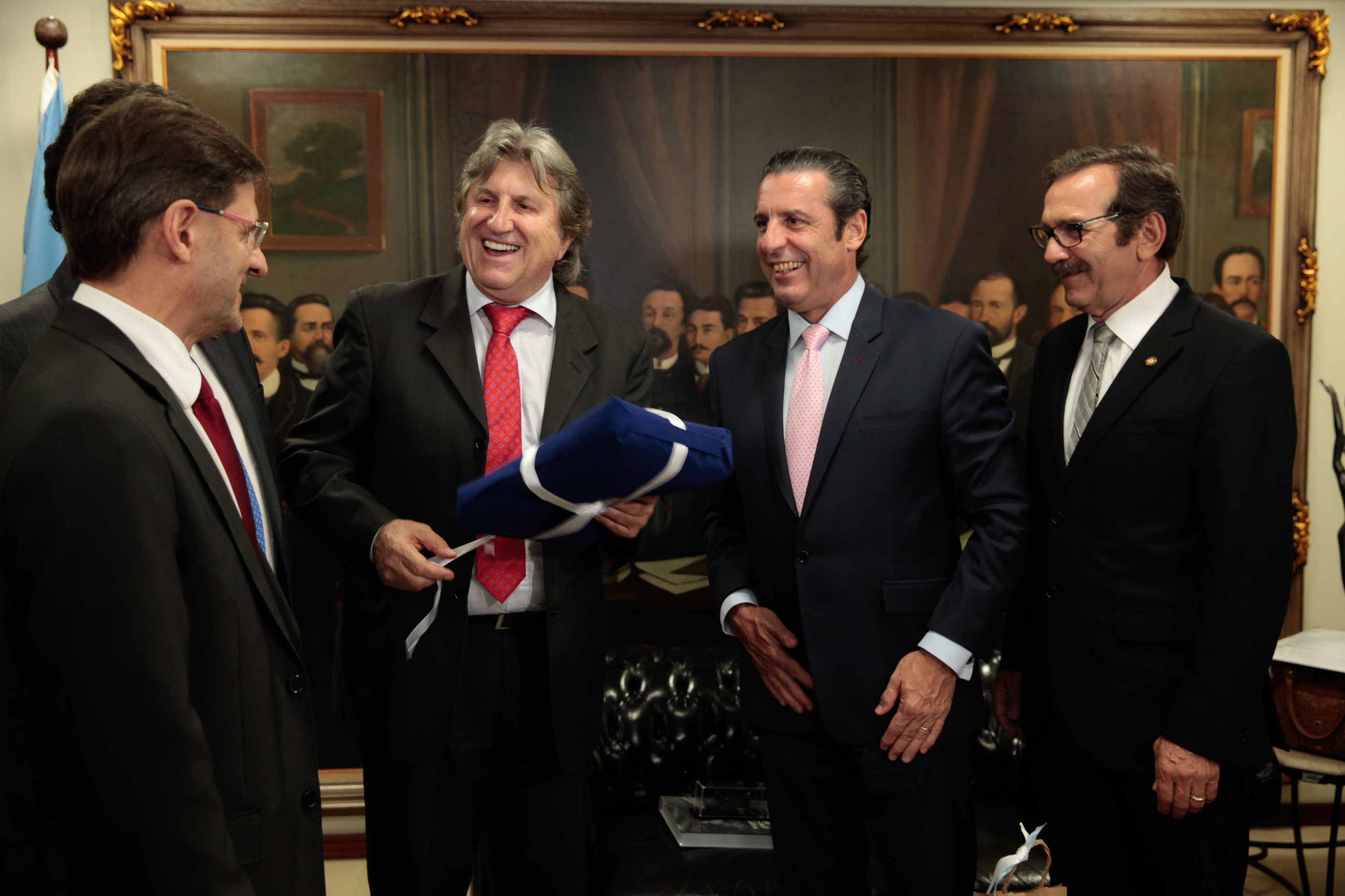 Visita do embaixador da Argentina