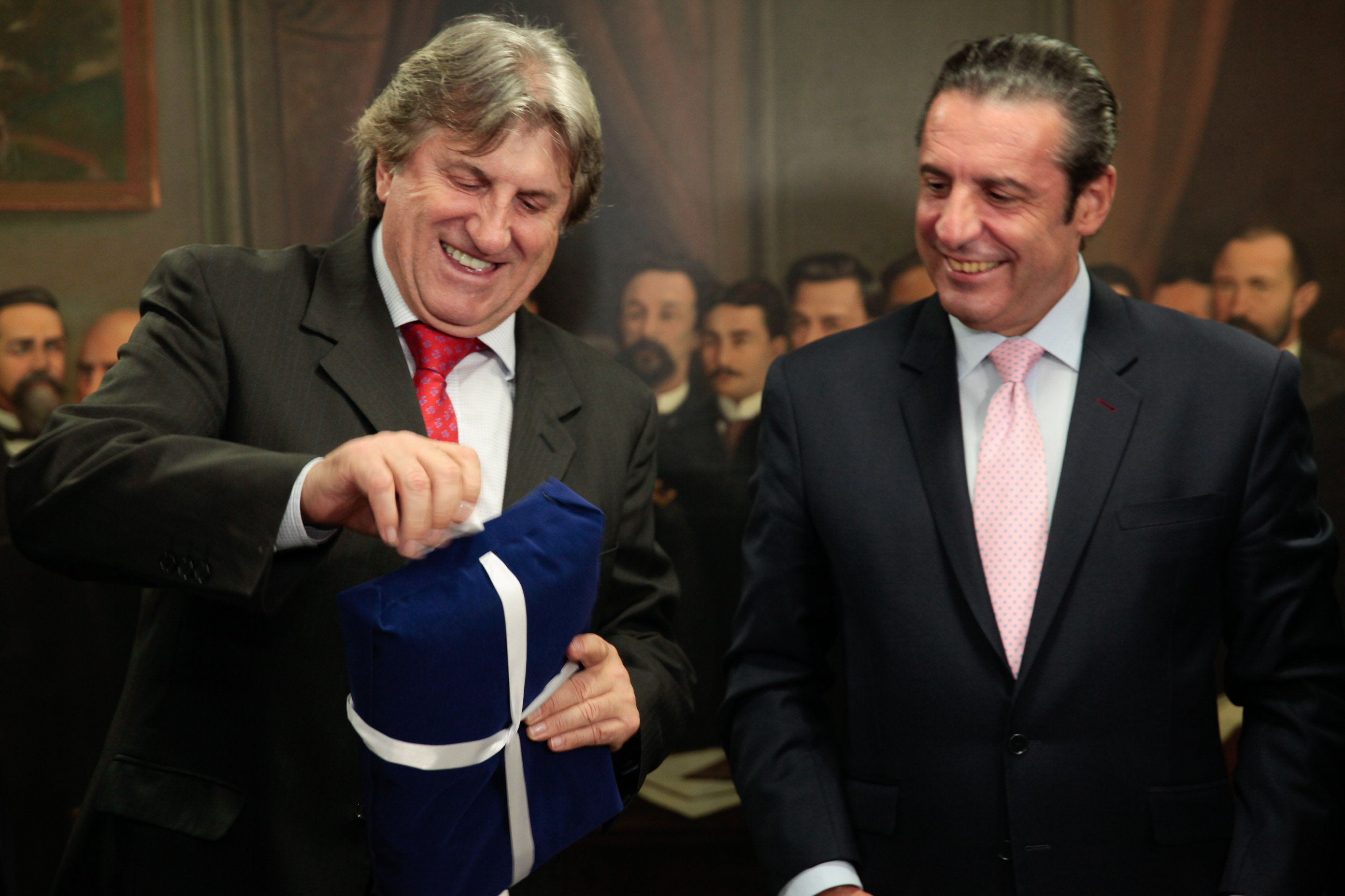 Visita do embaixador da Argentina.
